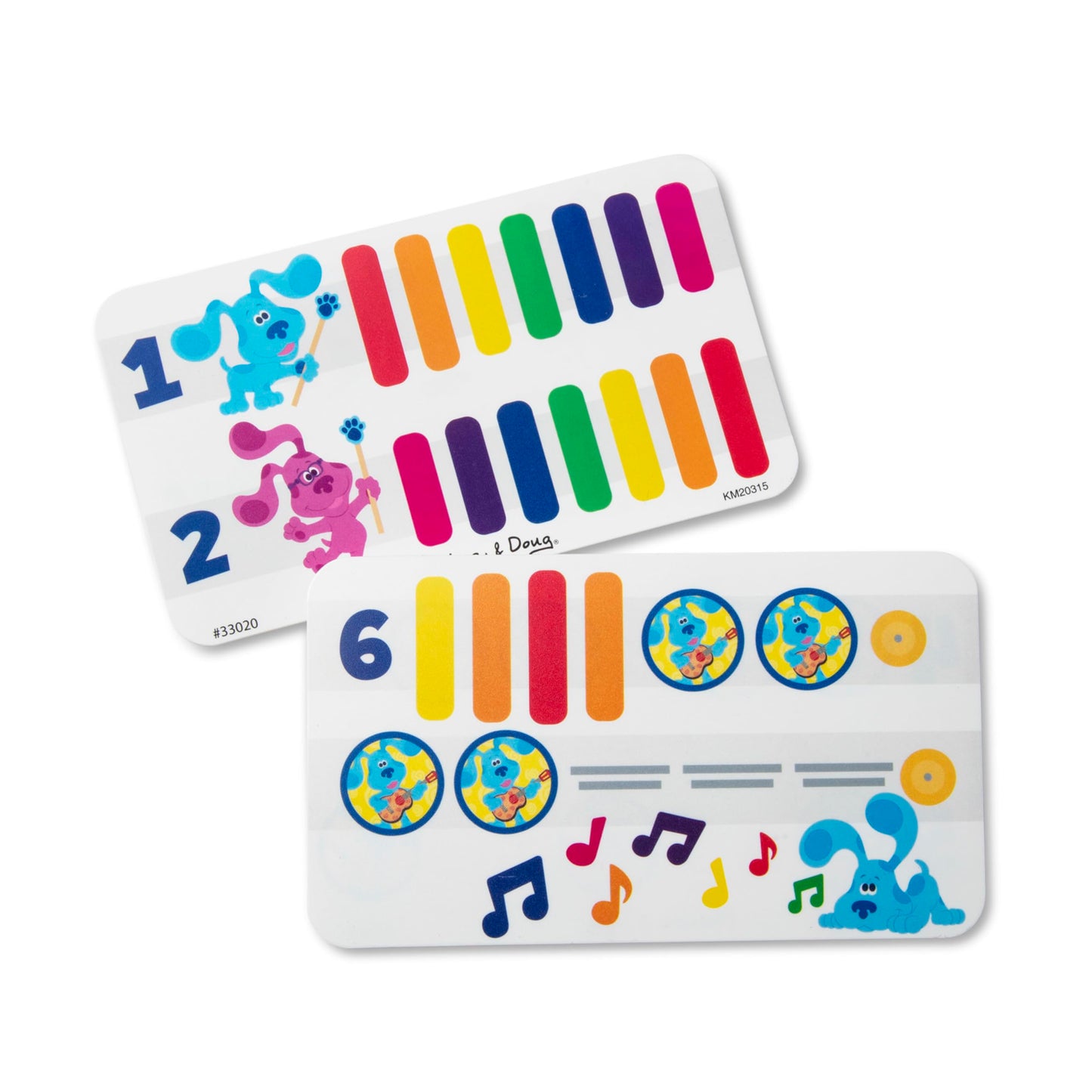 Melissa & Doug Blue's Clues & You! Wooden Music Maker Board (5 Instruments) – Portable Rhythm Toy