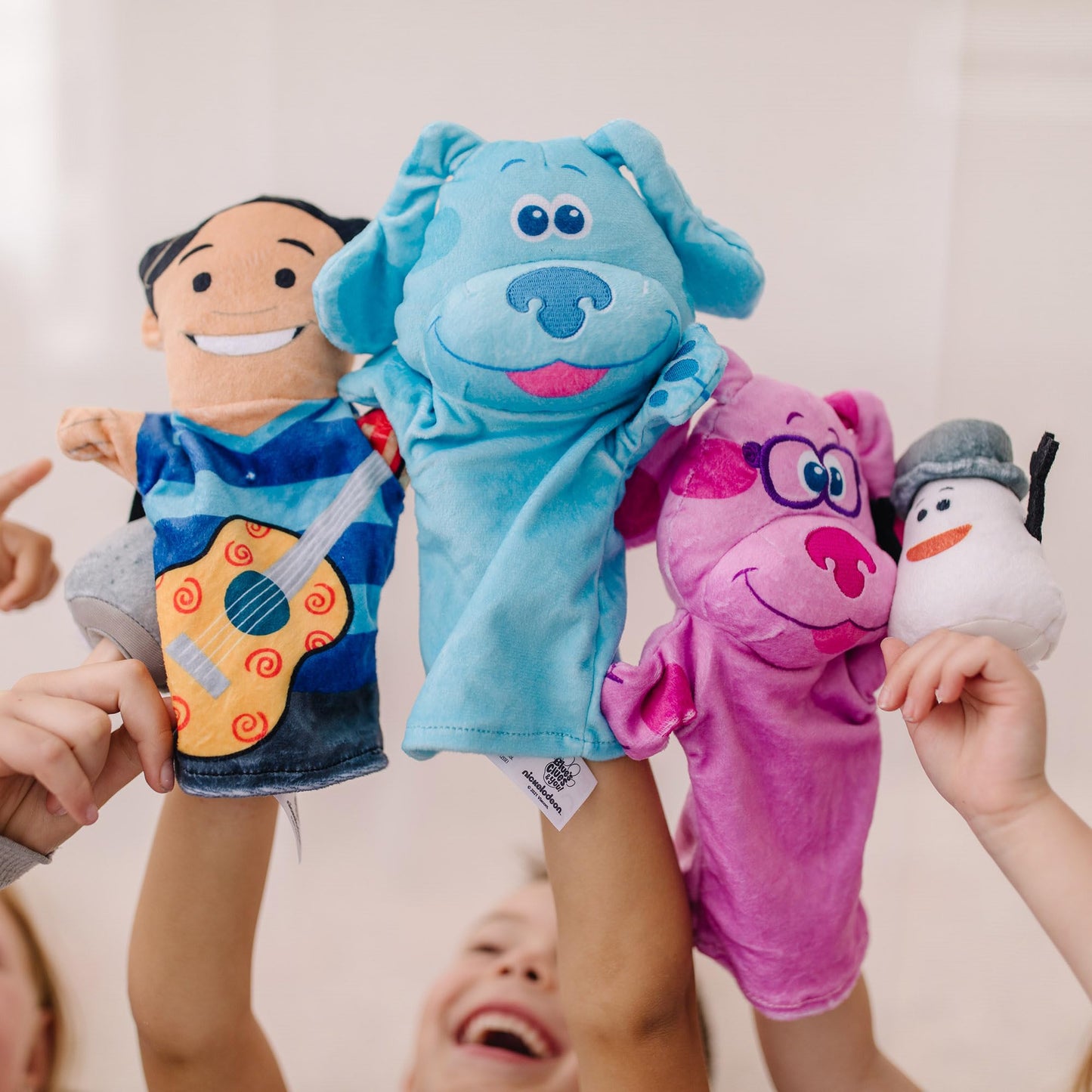 Melissa & Doug Blue’s Clues & You! 5-Piece Hand & Finger Puppets