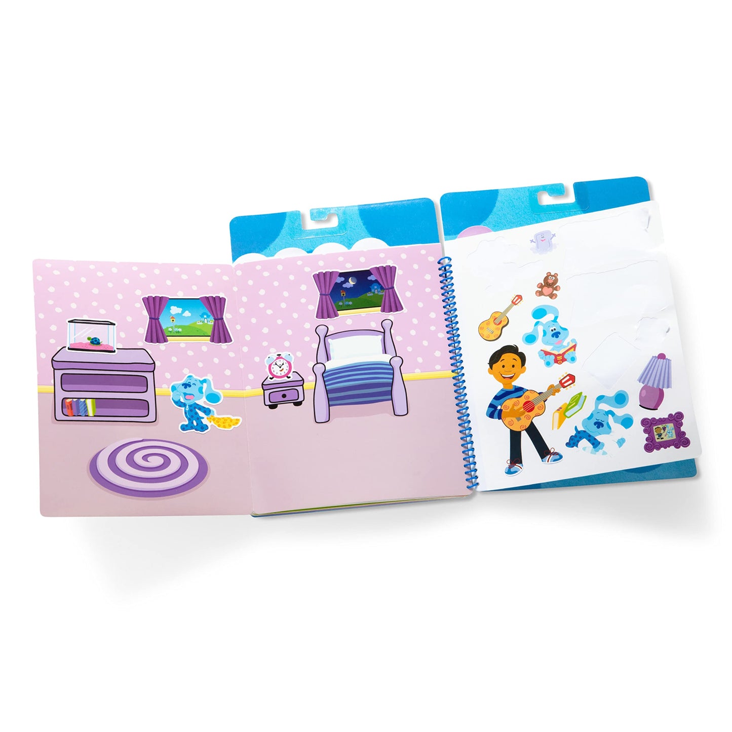 Melissa & Doug Blue's Clues & You Restickable Stickers Pad – Places Blue Loves