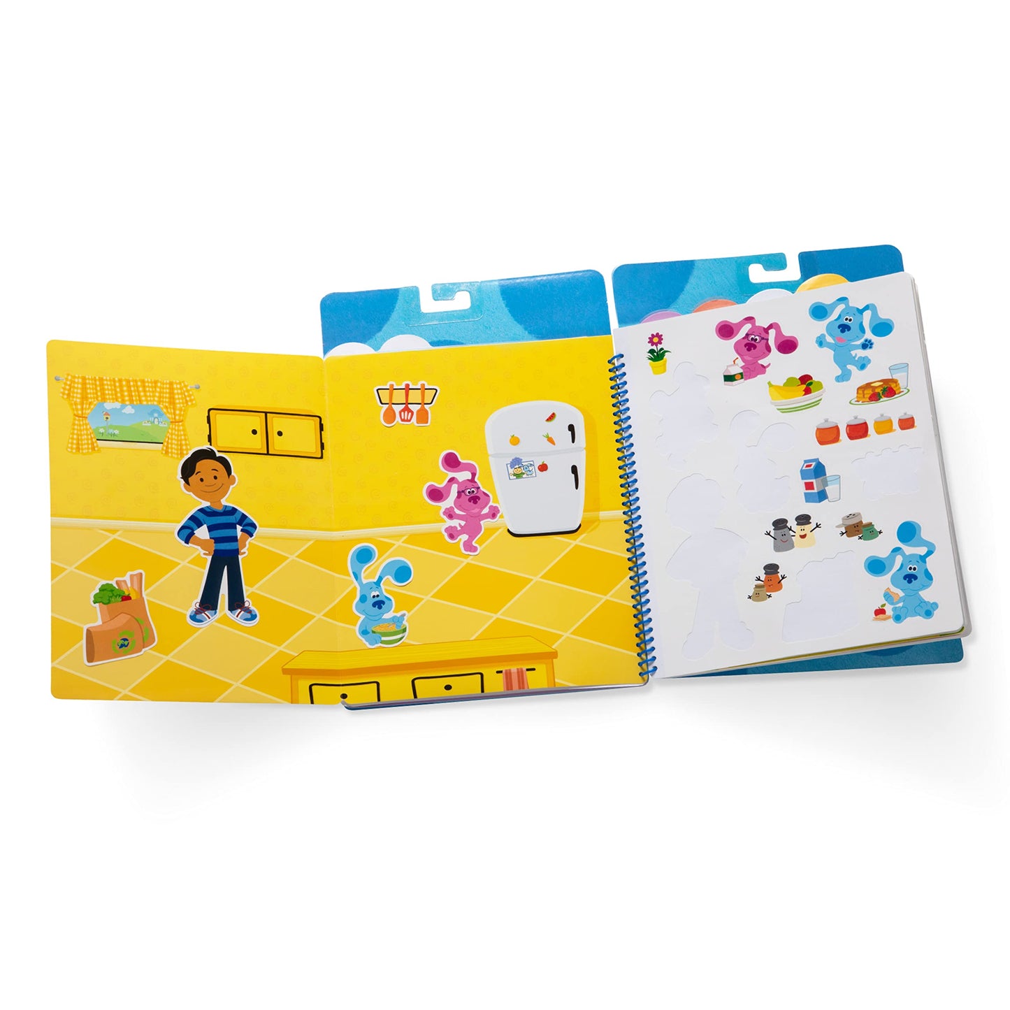 Melissa & Doug Blue's Clues & You Restickable Stickers Pad – Places Blue Loves