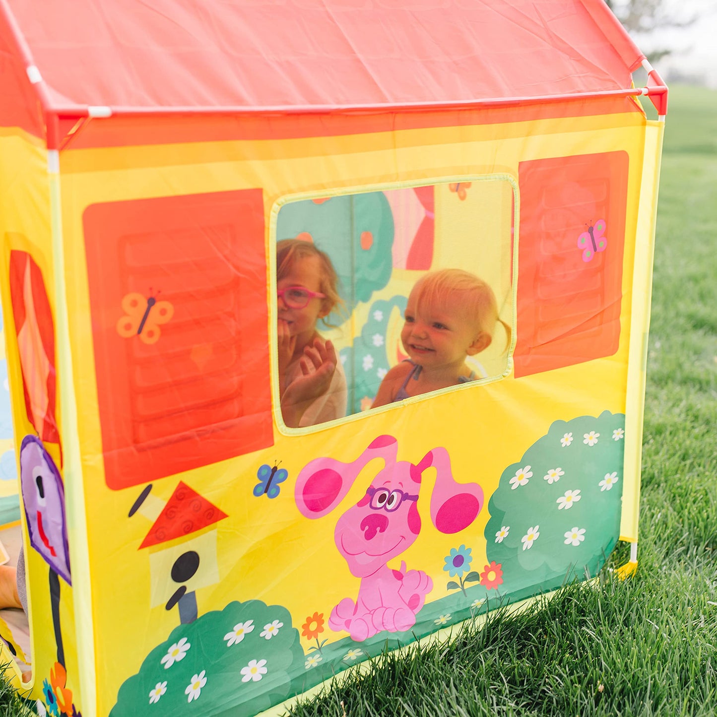 Melissa & Doug Blue's Clues & You! Blue's House Play Tent — Roomy Indoor/Outdoor Kids Tent