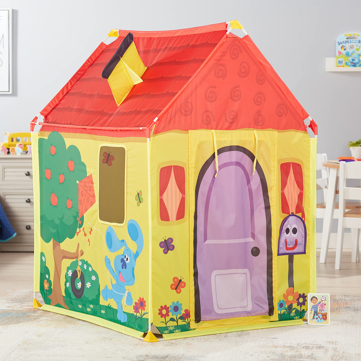 Melissa & Doug Blue's Clues & You! Blue's House Play Tent — Roomy Indoor/Outdoor Kids Tent