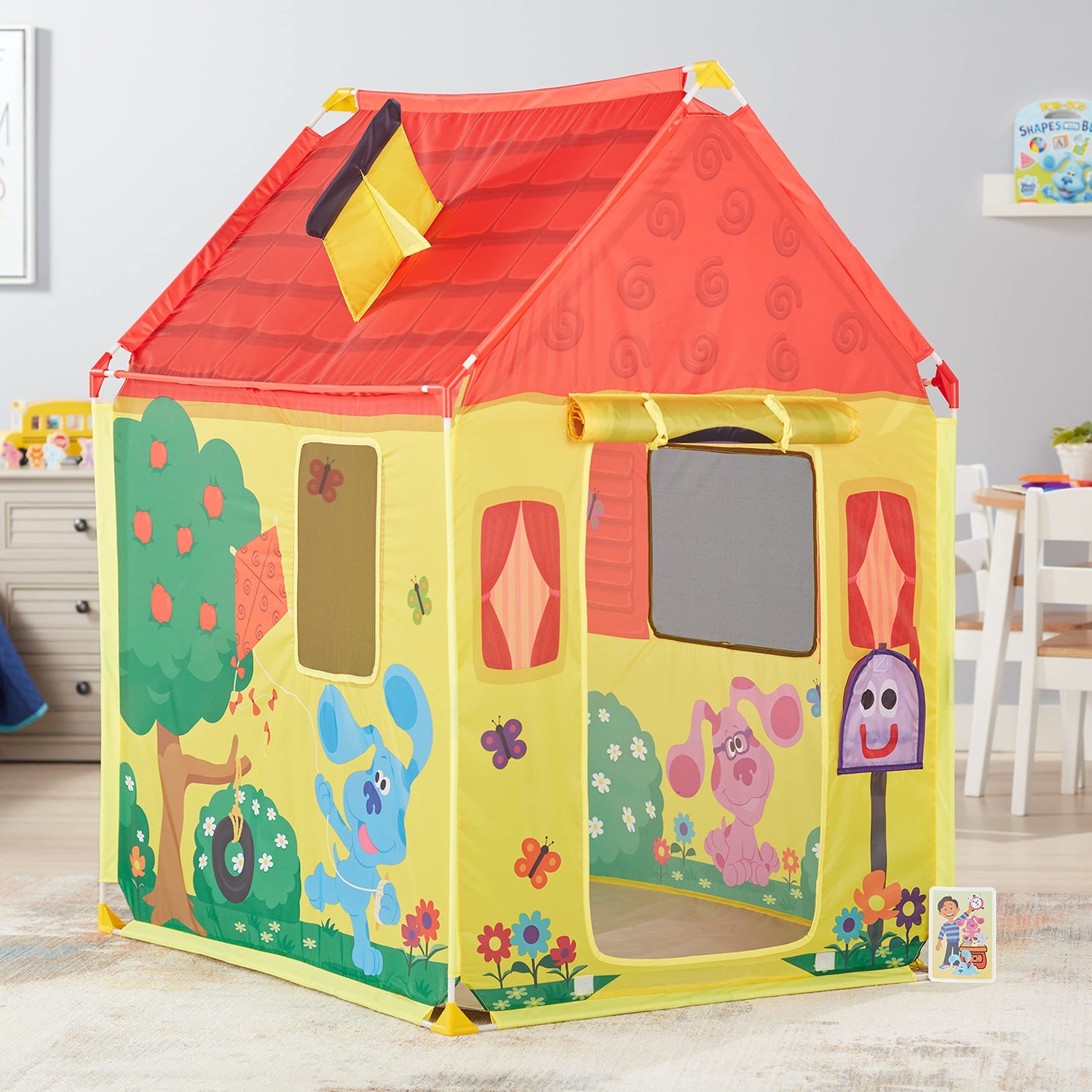 Melissa & Doug Blue's Clues & You! Blue's House Play Tent — Roomy Indoor/Outdoor Kids Tent