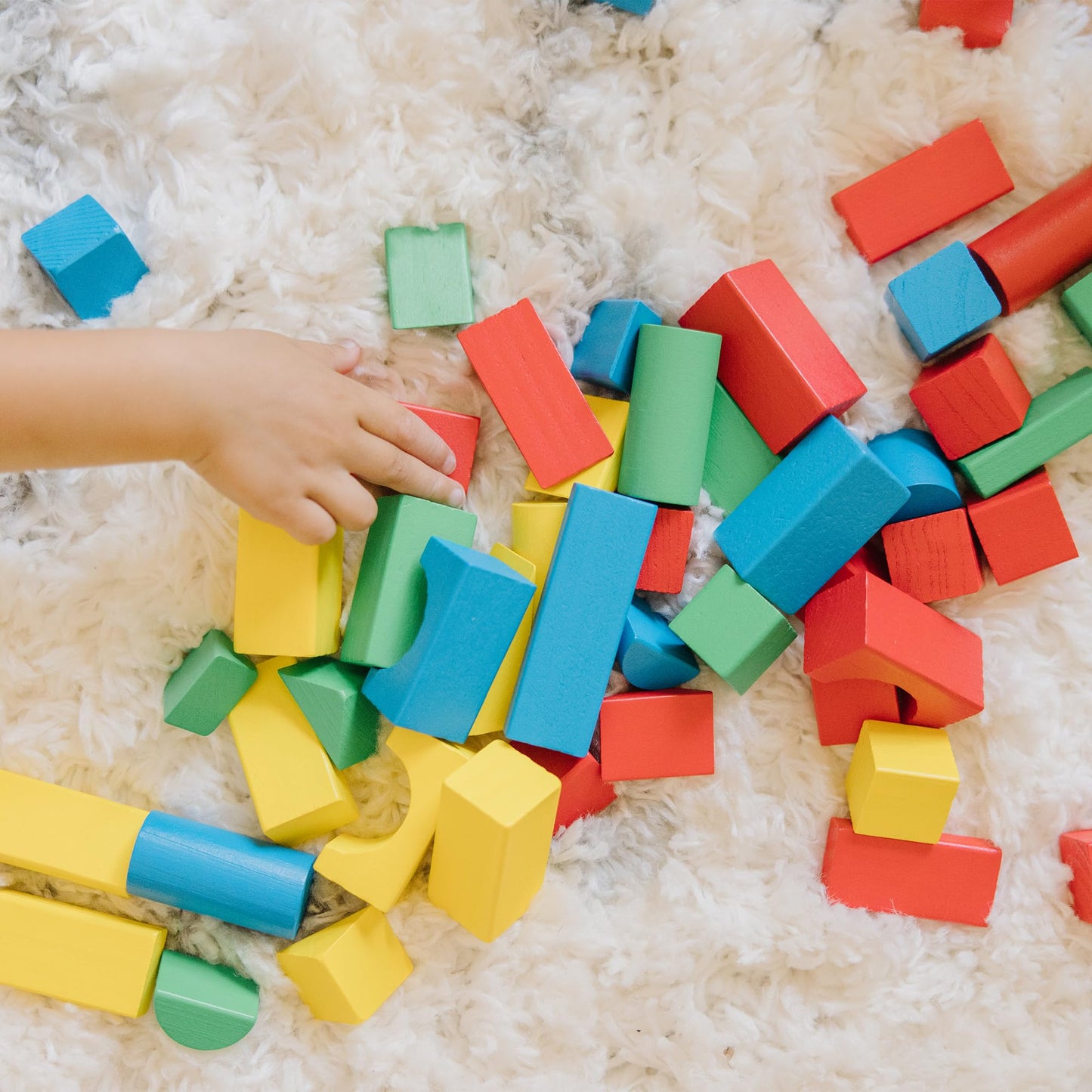 Melissa & Doug Wooden Building Blocks – 100-Piece Set, FSC Certified