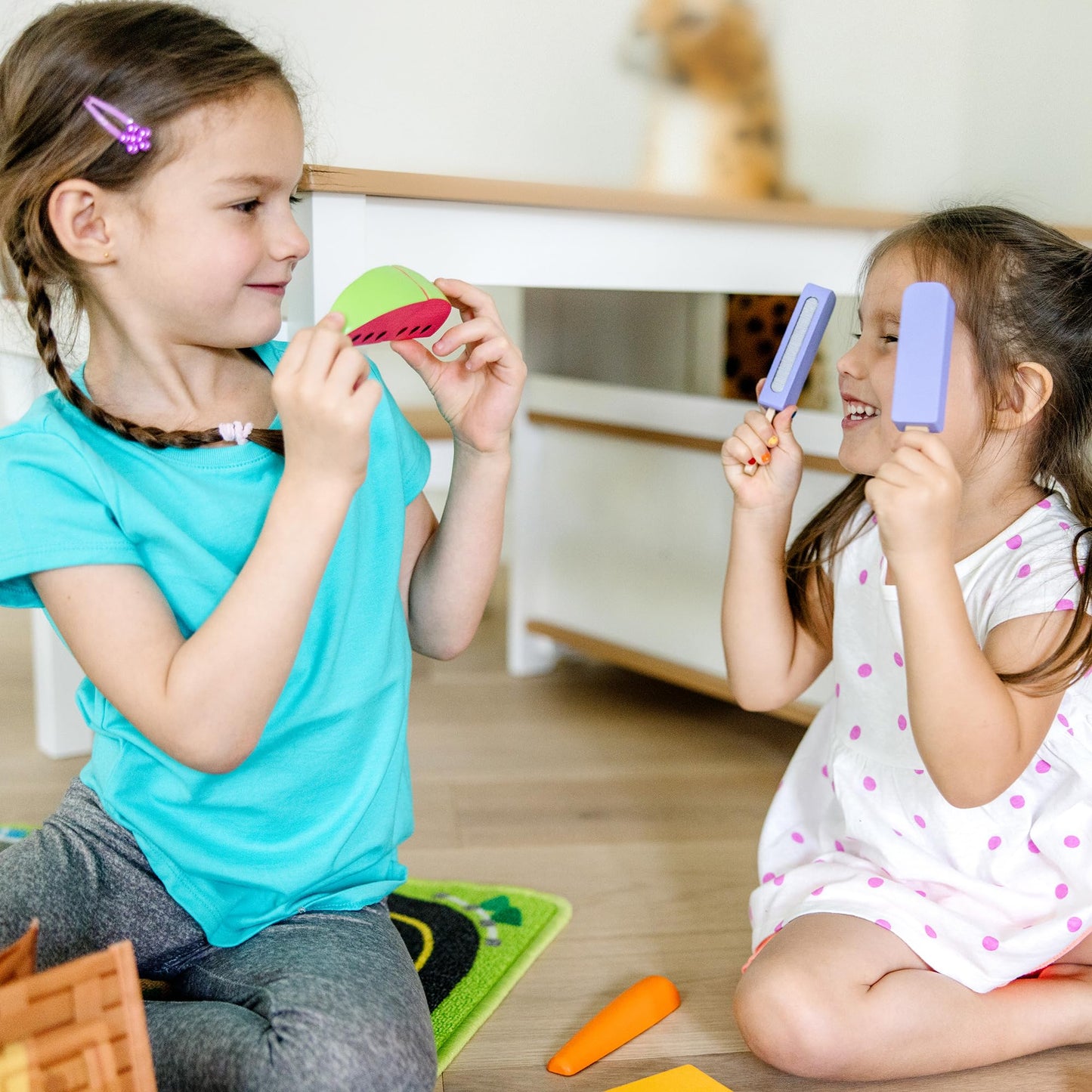Melissa & Doug Blue’s Clues & You! Share with Blue Picnic Play Set with Hand Puppet — FSC Certified