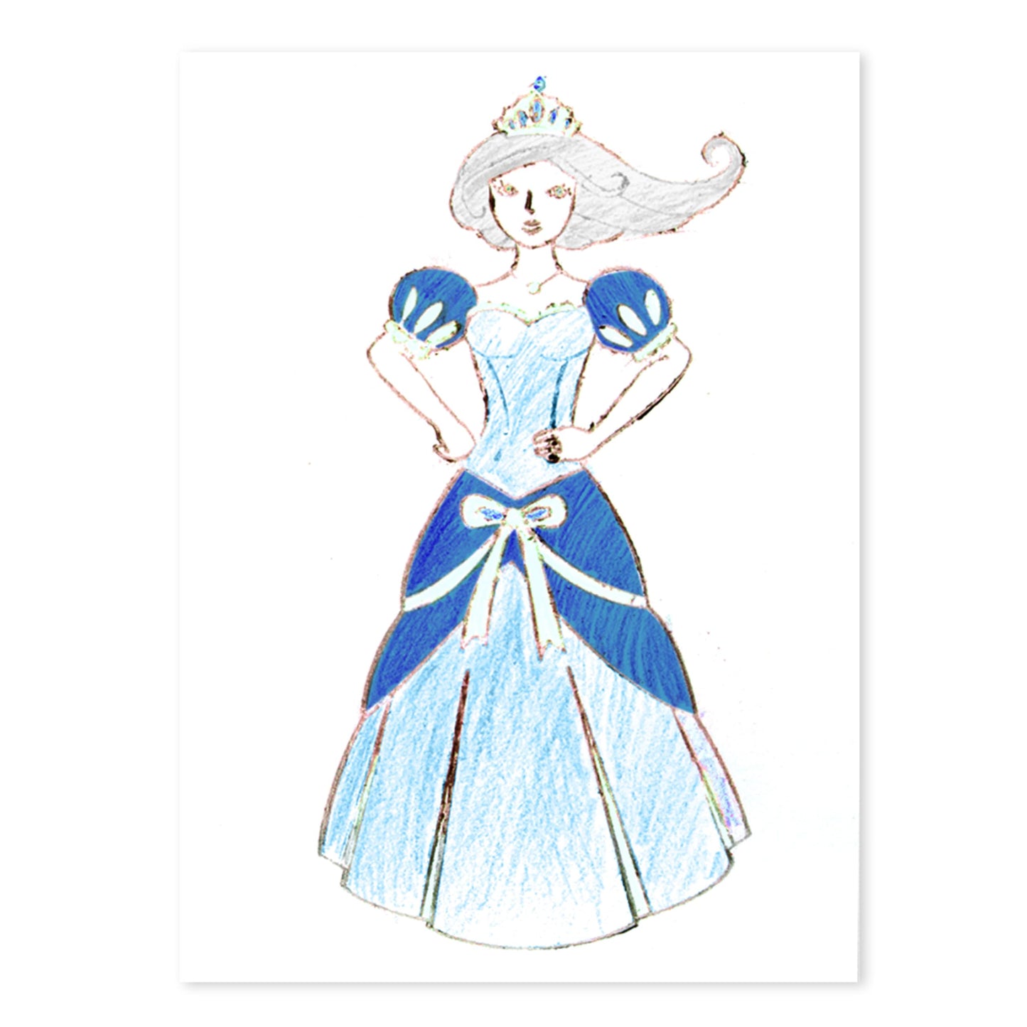 Melissa & Doug Princess Design Activity Kit – 9 Double-Sided Plates, Pencils & Rubbing Crayon