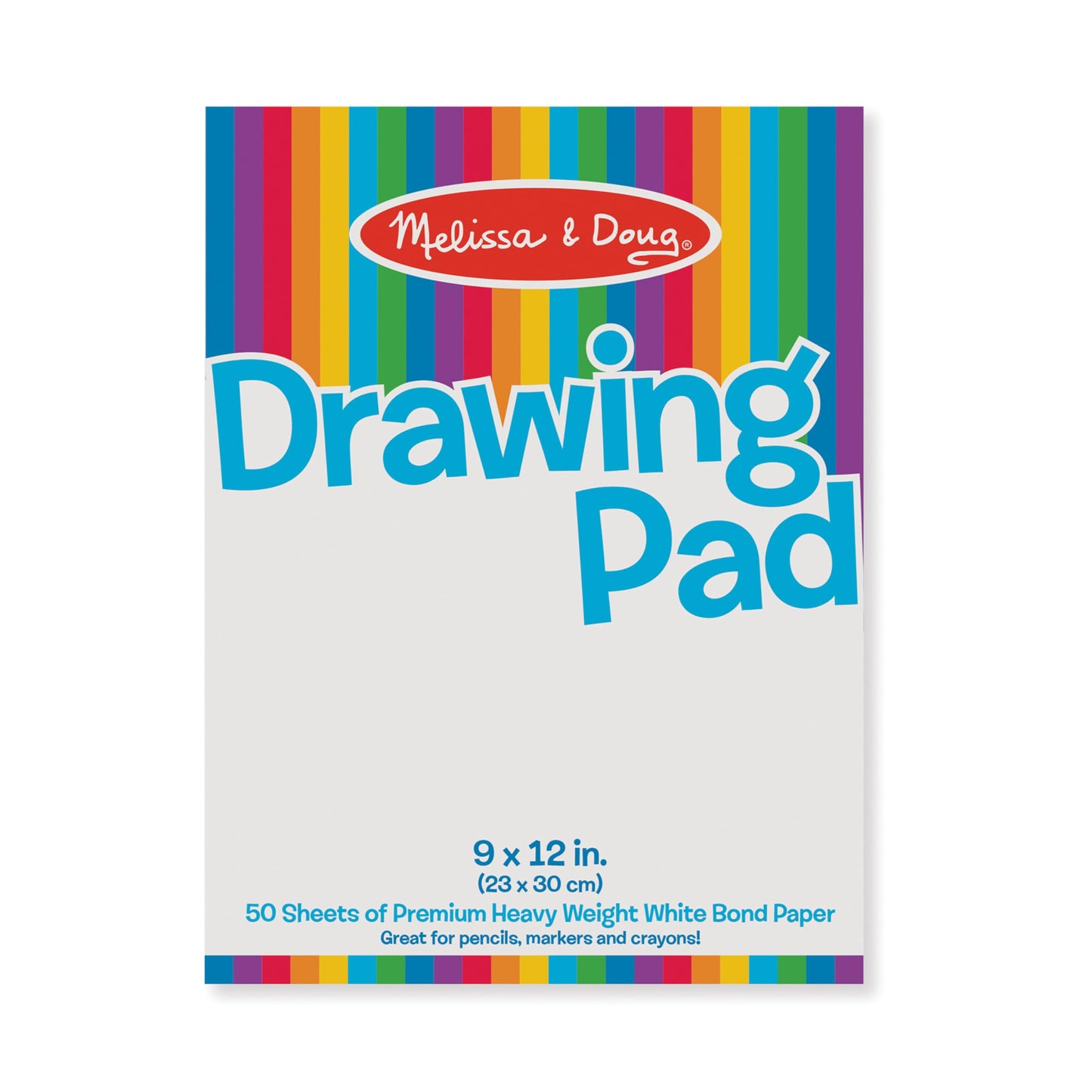 Melissa & Doug Drawing Pad 9x12 – 50 Sheets, Heavyweight Paper