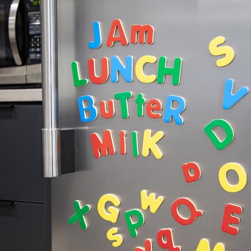 Melissa & Doug 52 Wooden Alphabet Magnets in a Box – Uppercase & Lowercase Letters