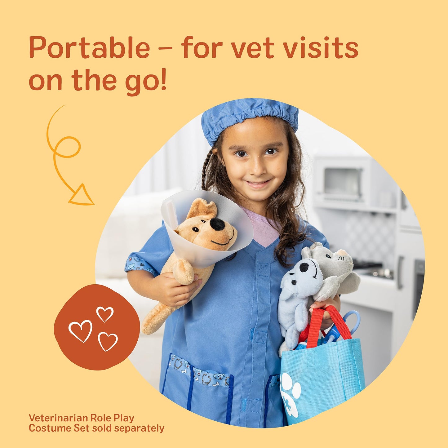 Melissa & Doug Examine and Treat Pet Vet Play Set – 24-Piece Animal Doctor Kit