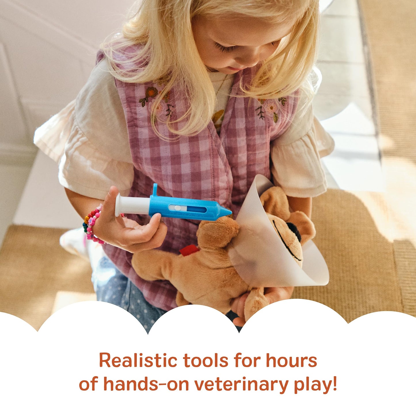 Melissa & Doug Examine and Treat Pet Vet Play Set – 24-Piece Animal Doctor Kit