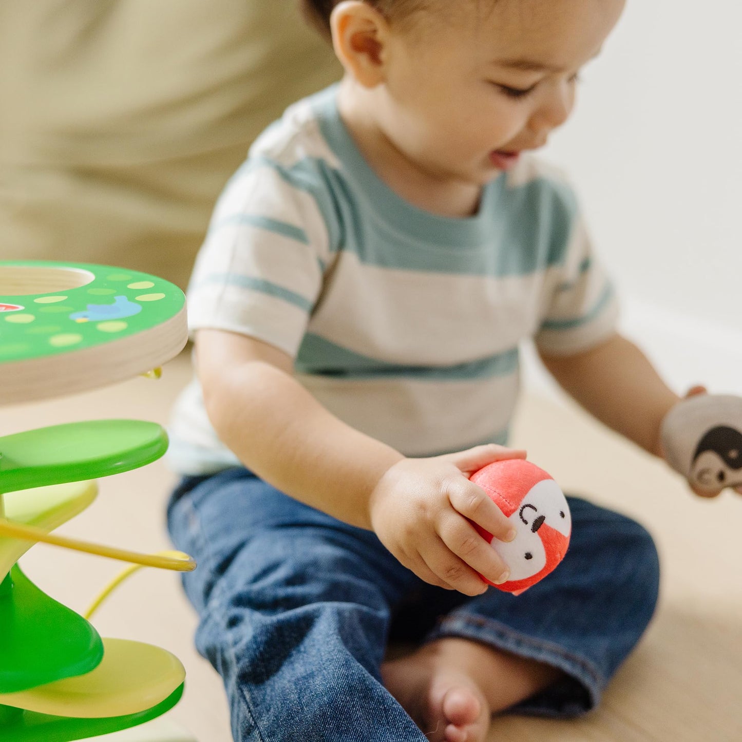 Melissa & Doug Rollables Treehouse Twirl – FSC Certified Infant & Toddler Toy (3 Pieces)