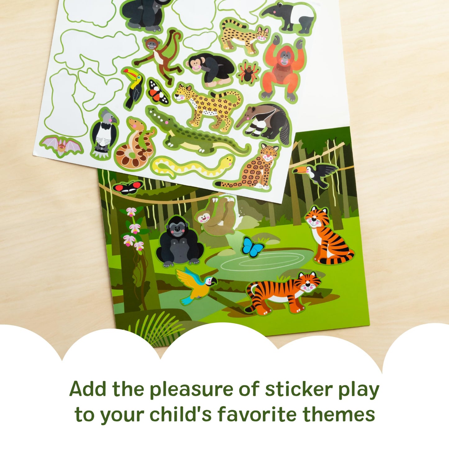 Melissa & Doug Reusable Sticker Pad: Habitats – 150+ Reusable Stickers – FSC Certified