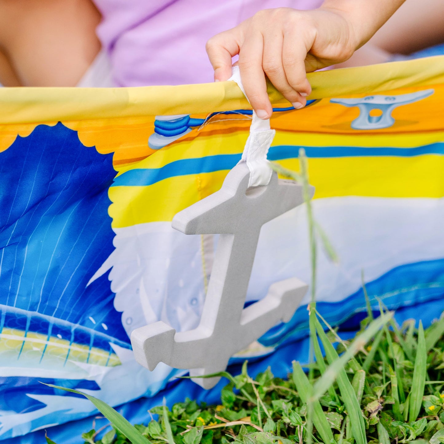 Melissa & Doug Let's Explore Sailboat Play Set | Pretend Boat Toy for 3–6 Year Olds