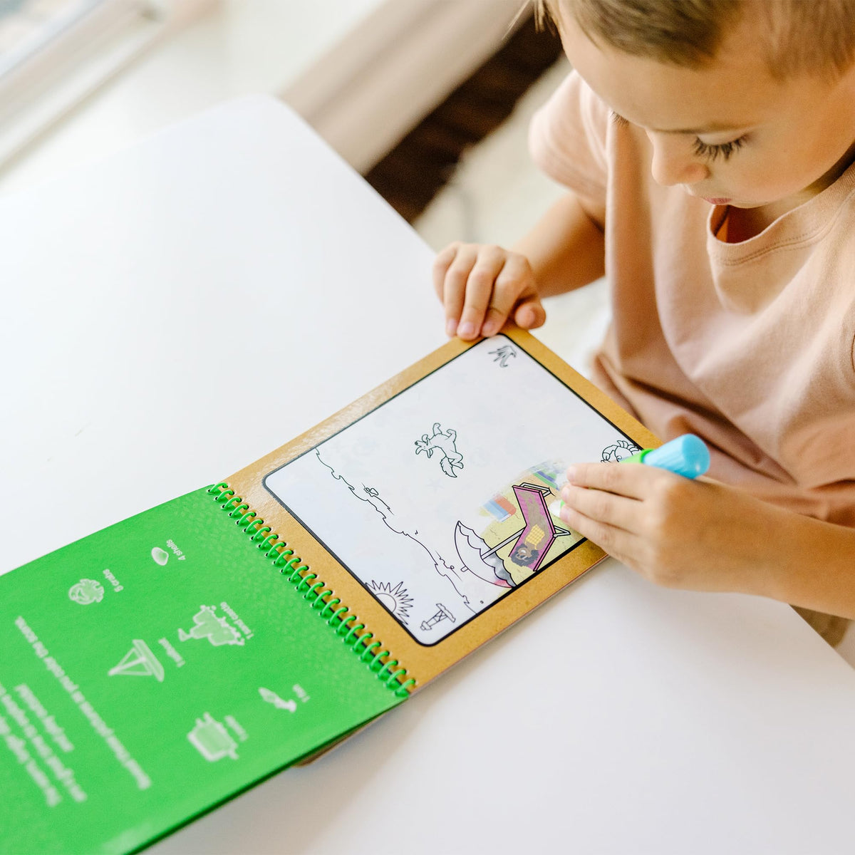 Melissa & Doug Let’s Explore Water Wow! Seasons Water-Reveal Pad – Reusable On-the-Go Travel Activity | FSC Certified
