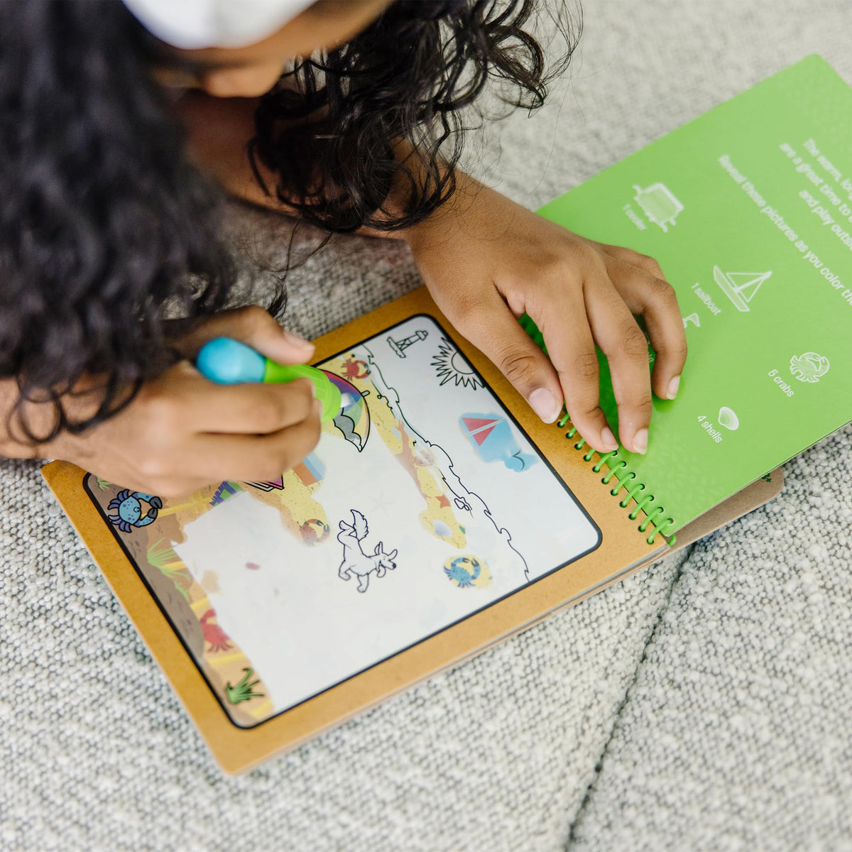 Melissa & Doug Let’s Explore Water Wow! Seasons Water-Reveal Pad – Reusable On-the-Go Travel Activity | FSC Certified