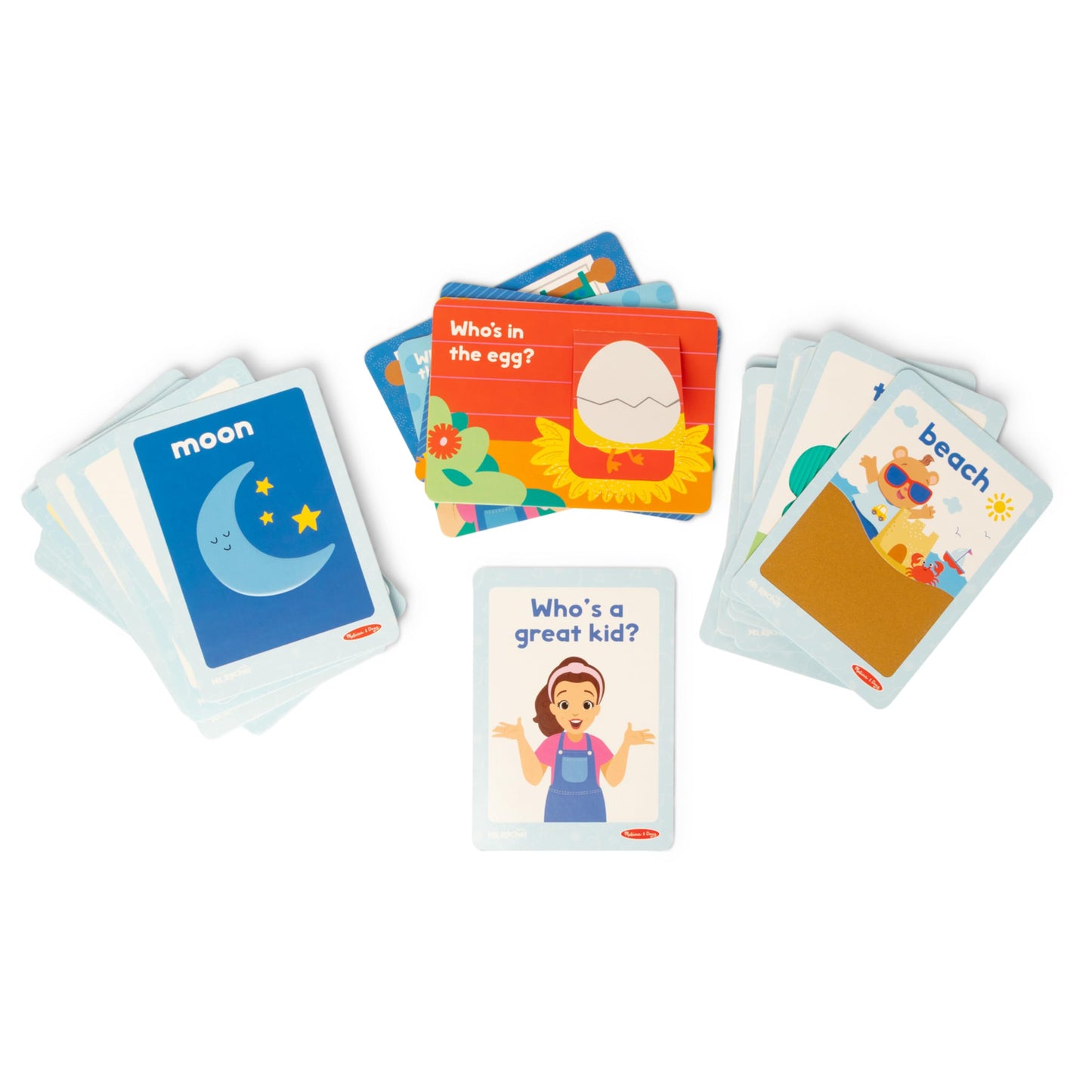 Melissa & Doug Ms. Rachel First Words Textured Sensory Flashcards – 30 Cards, FSC Certified