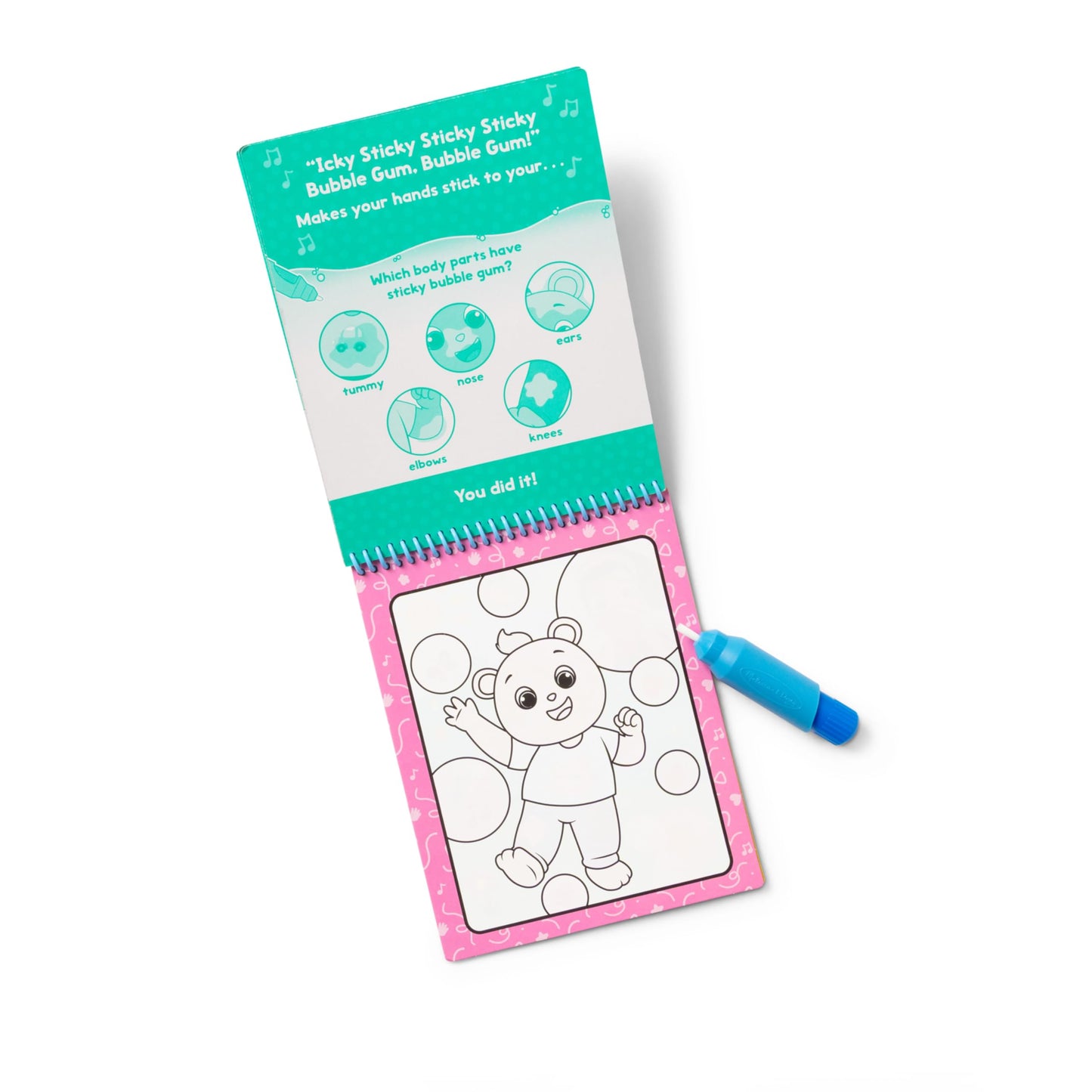 Melissa & Doug Ms. Rachel Water Wow! Color-Reveal Pad — Reusable Early Learning Toy