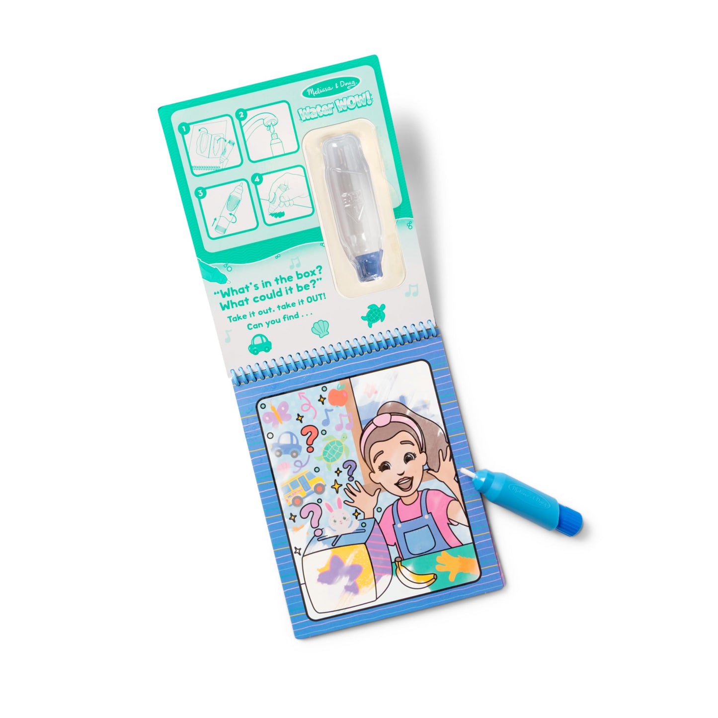 Melissa & Doug Ms. Rachel Water Wow! Color-Reveal Pad — Reusable Early Learning Toy