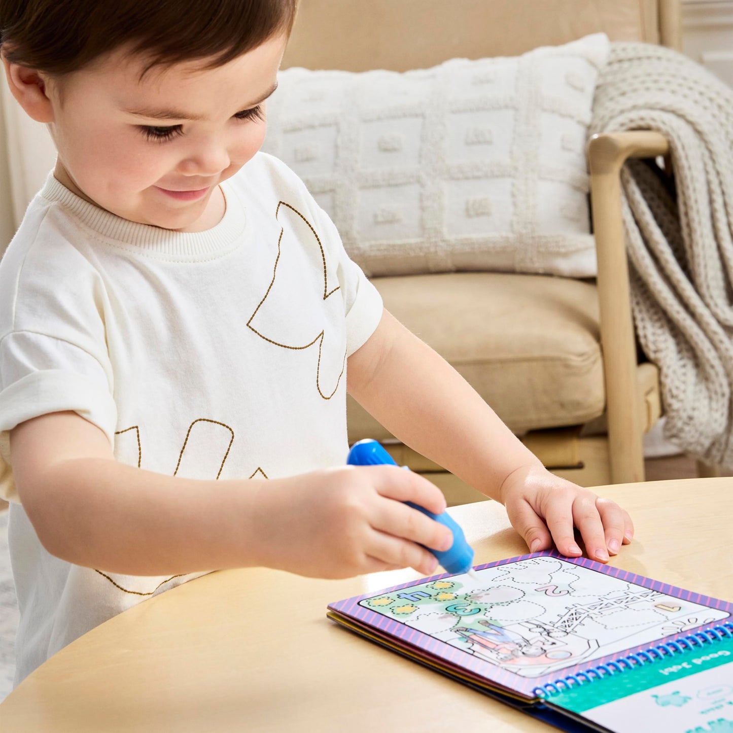 Melissa & Doug Ms. Rachel Water Wow! Color-Reveal Pad — Reusable Early Learning Toy