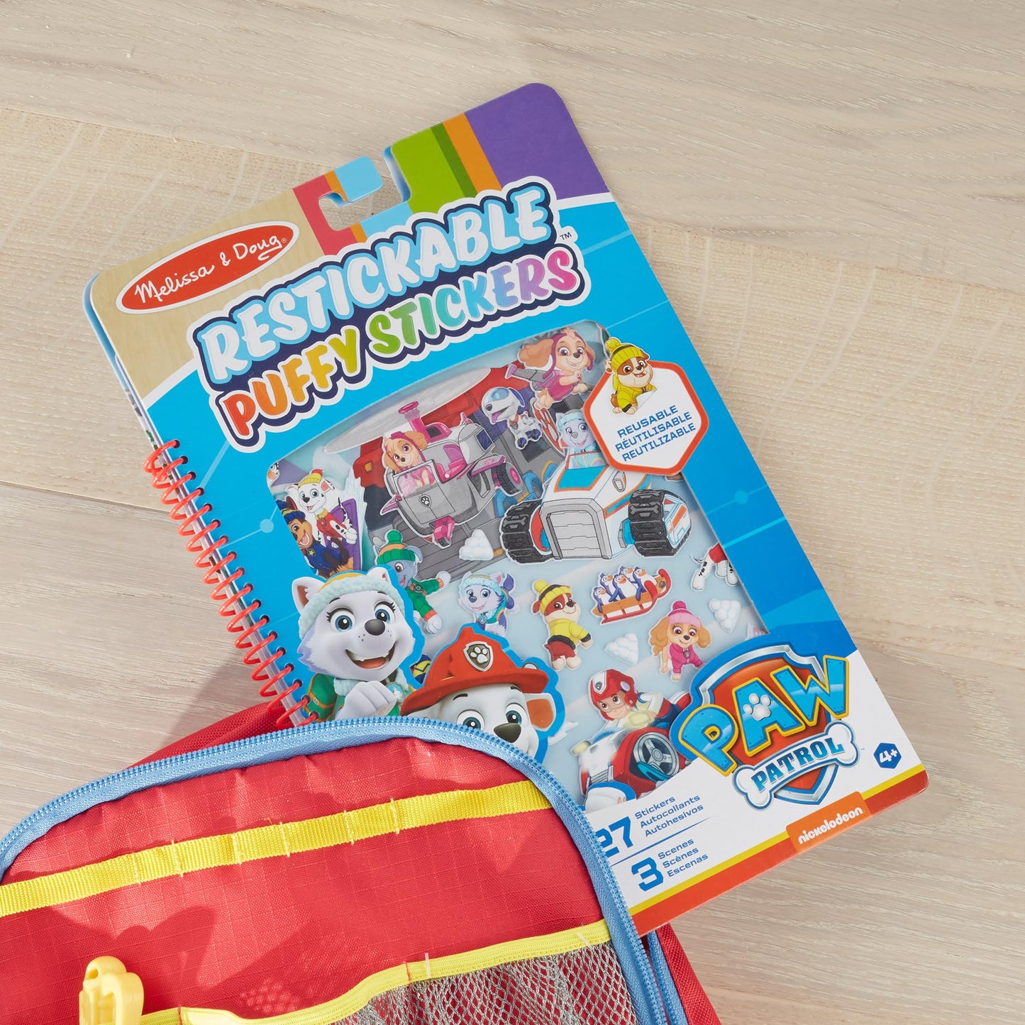 Melissa & Doug PAW Patrol Reusable Puffy Stickers — Jake’s Mountain Activity Pad