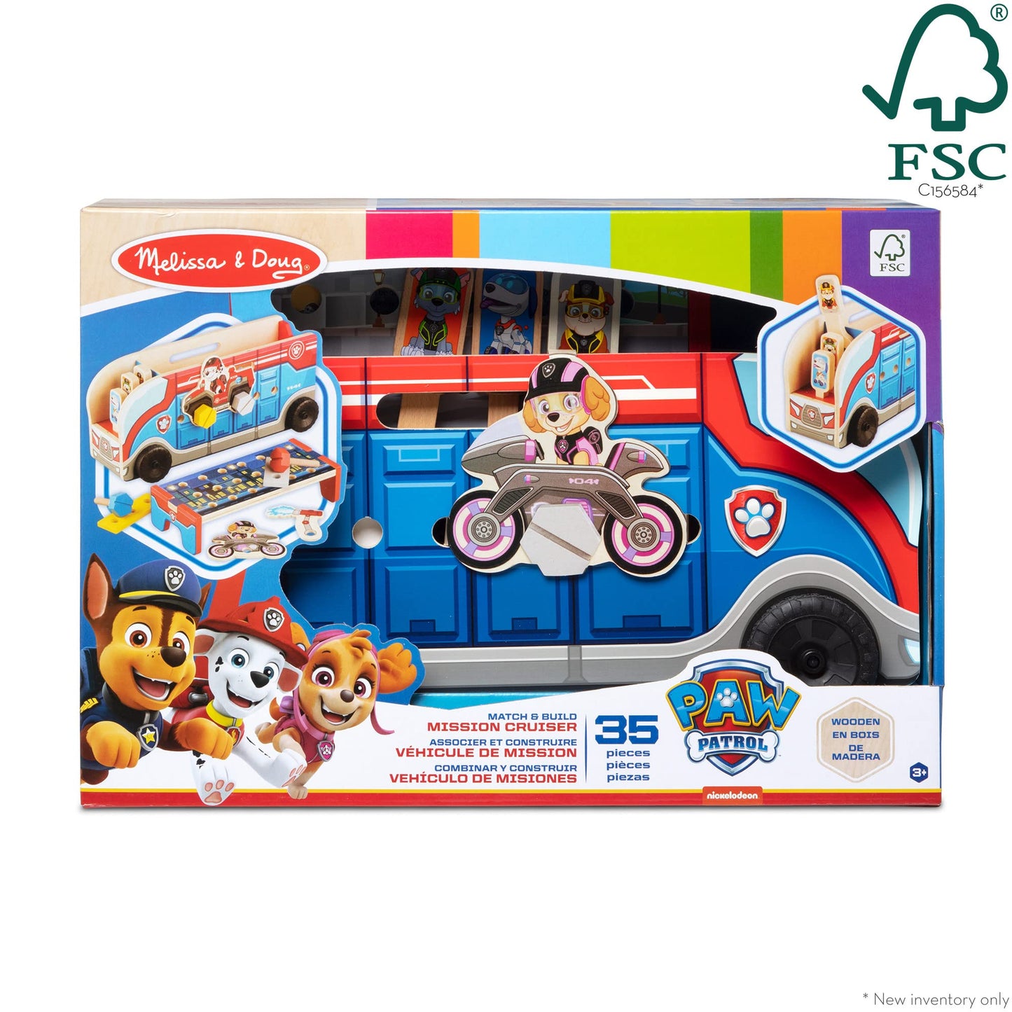 Melissa & Doug PAW Patrol Match & Build Mission Cruiser — FSC Certified