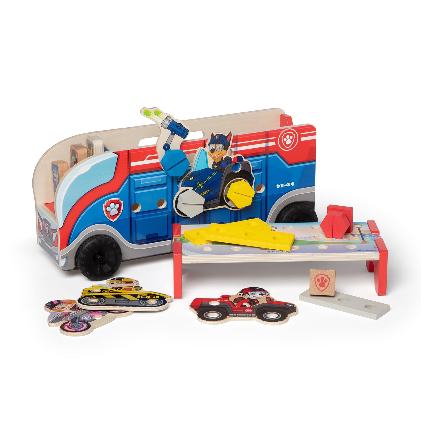 Melissa & Doug PAW Patrol Match & Build Mission Cruiser — FSC Certified