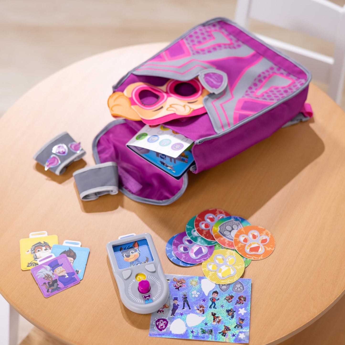 Melissa & Doug PAW Patrol Mighty Skye Role Play Pack with Wings – Pink & Silver (Ages 3+)