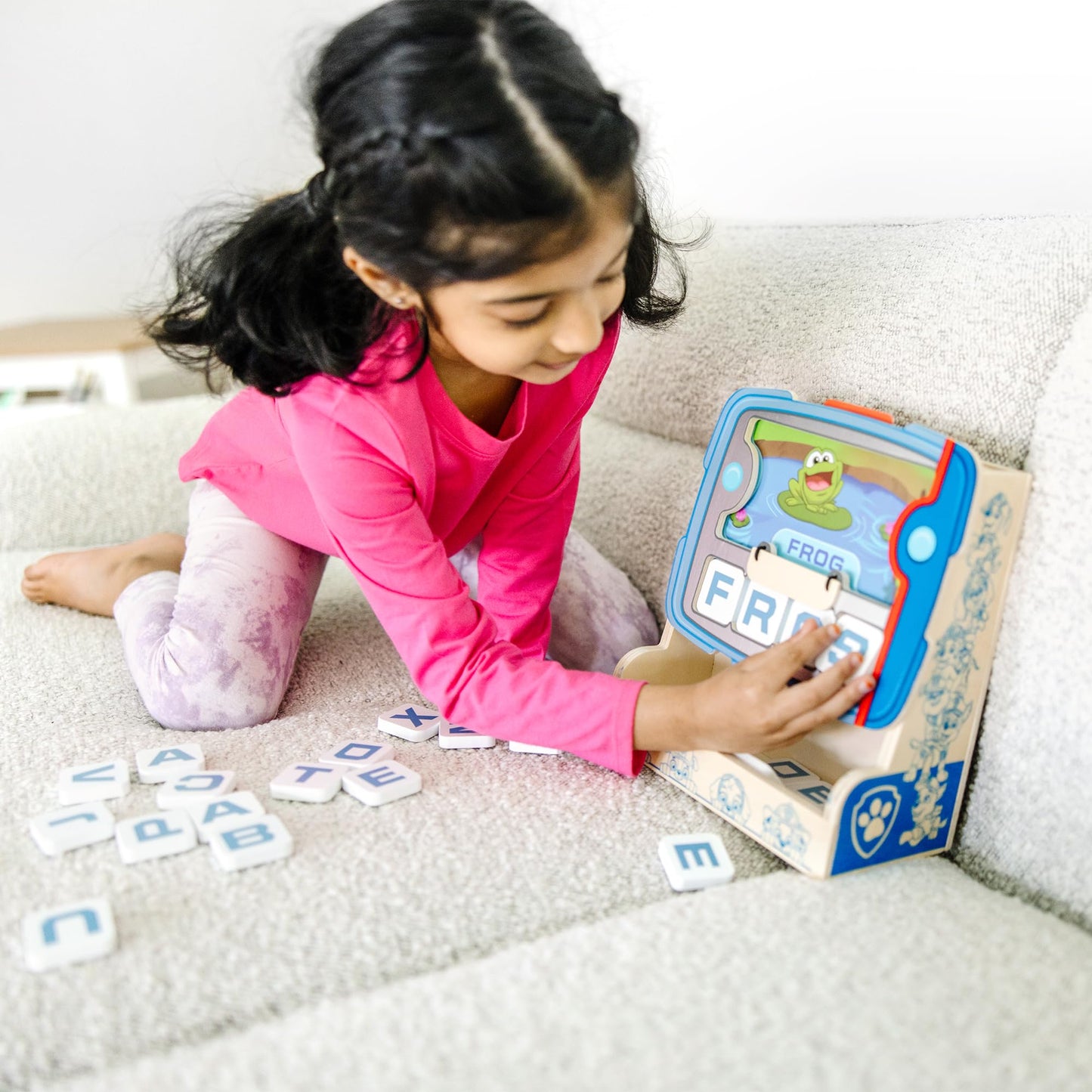 Melissa & Doug PAW Patrol See & Spell Pup Pad Game – FSC Certified