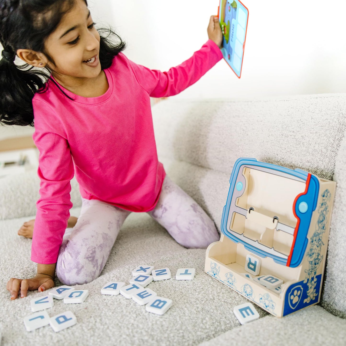Melissa & Doug PAW Patrol See & Spell Pup Pad Game – FSC Certified