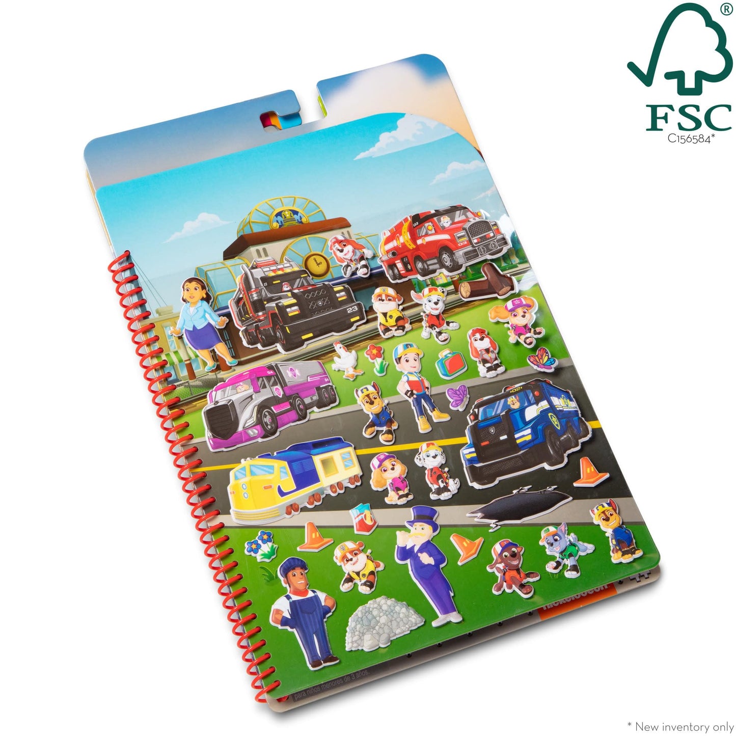 Melissa & Doug PAW Patrol Restickable Puffy Stickers — Big Truck Pups Sticker Book Travel Activity (Ages 3+)