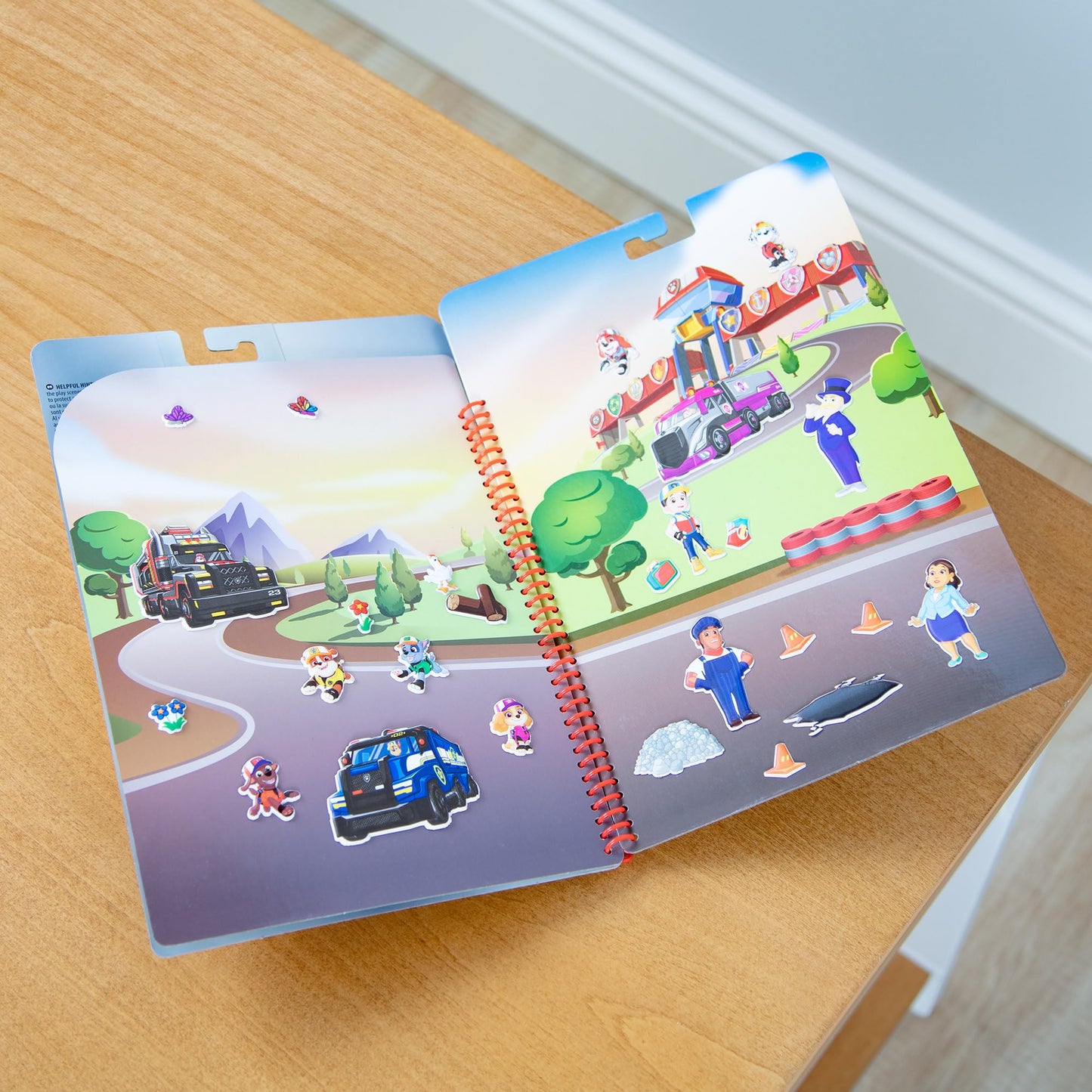 Melissa & Doug PAW Patrol Restickable Puffy Stickers — Big Truck Pups Sticker Book Travel Activity (Ages 3+)