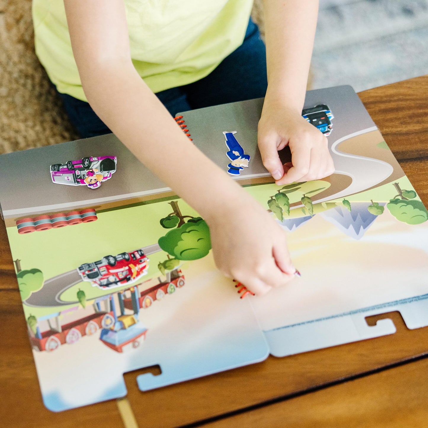 Melissa & Doug PAW Patrol Restickable Puffy Stickers — Big Truck Pups Sticker Book Travel Activity (Ages 3+)