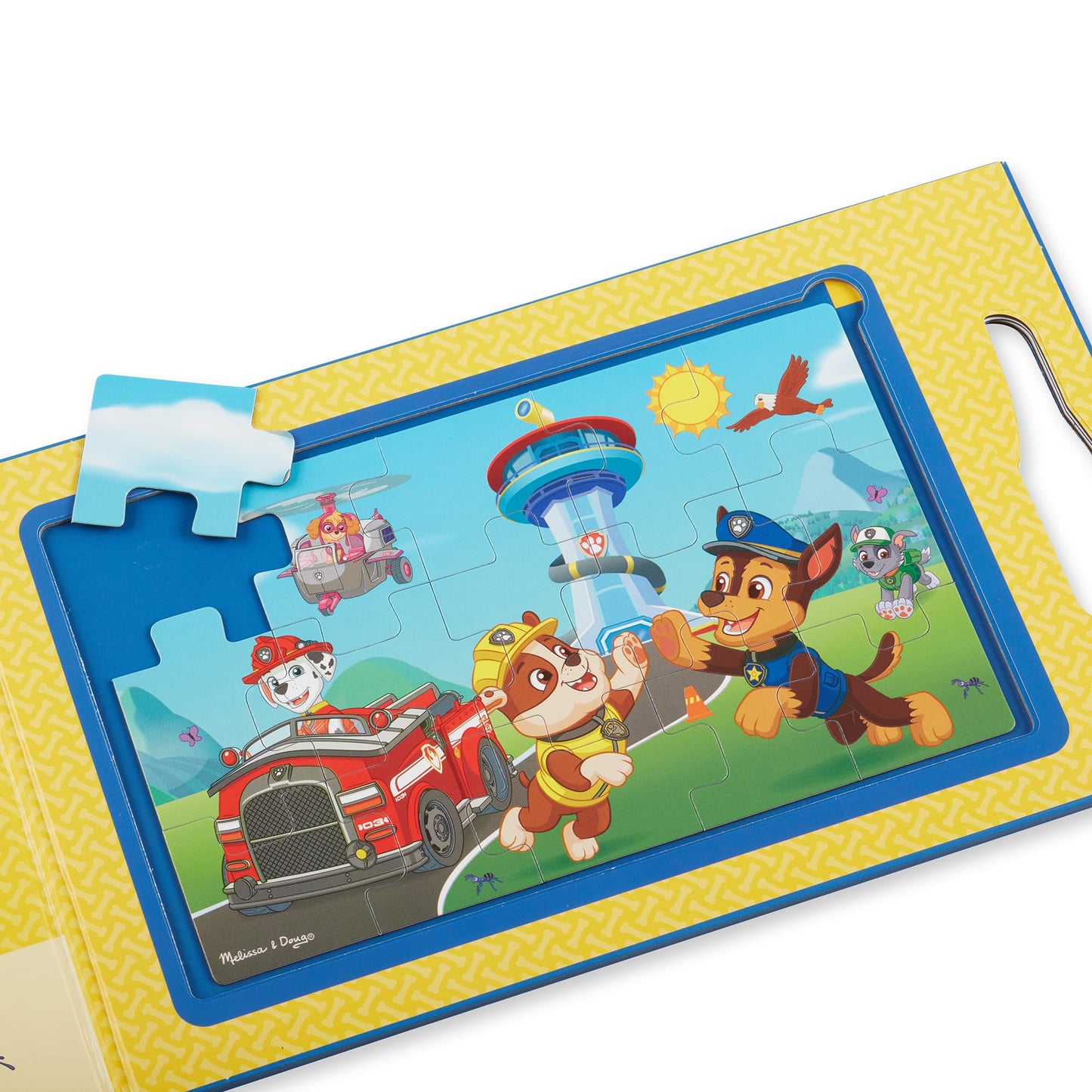 Melissa & Doug PAW Patrol Take-Along Magnetic Puzzles – 2x15 Pieces, FSC Certified