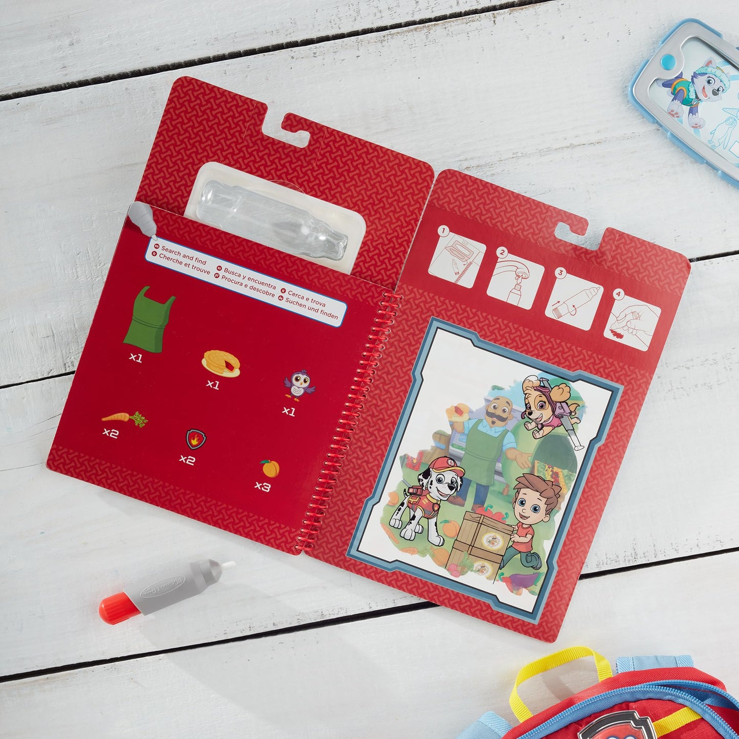 Melissa & Doug PAW Patrol Water Wow! Marshall Travel Book – Water Reveal Activity Pad (Ages 3+)