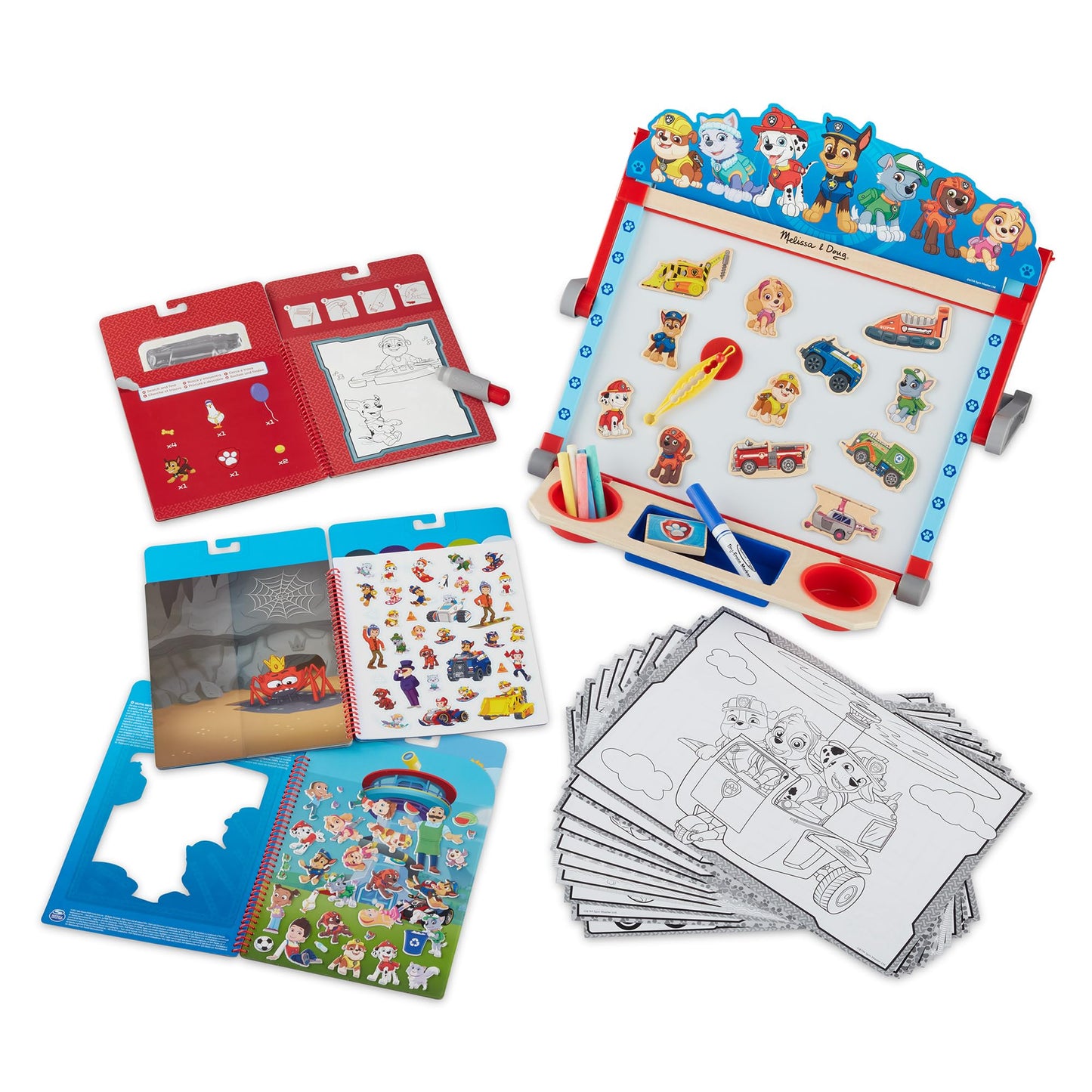 Melissa & Doug PAW Patrol Water Wow! Marshall Travel Book – Water Reveal Activity Pad (Ages 3+)