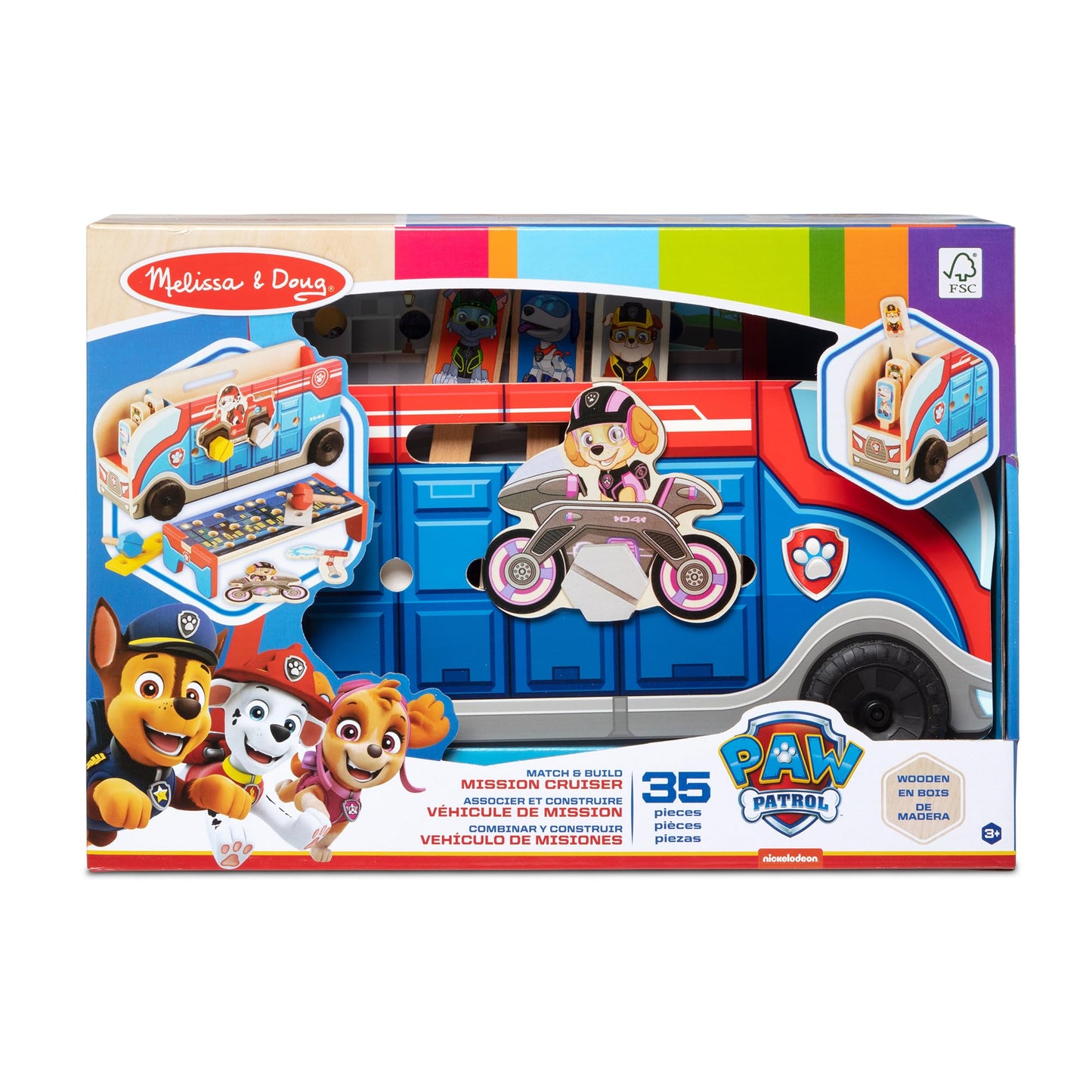 Melissa & Doug PAW Patrol Match & Build Mission Cruiser — FSC Certified