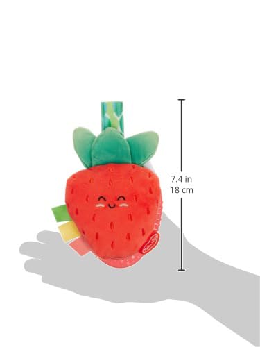 Melissa & Doug Peek-a-Boo Berry Take-Along Toy with Teether | Clip-On Stroller Toy for Babies 12m+
