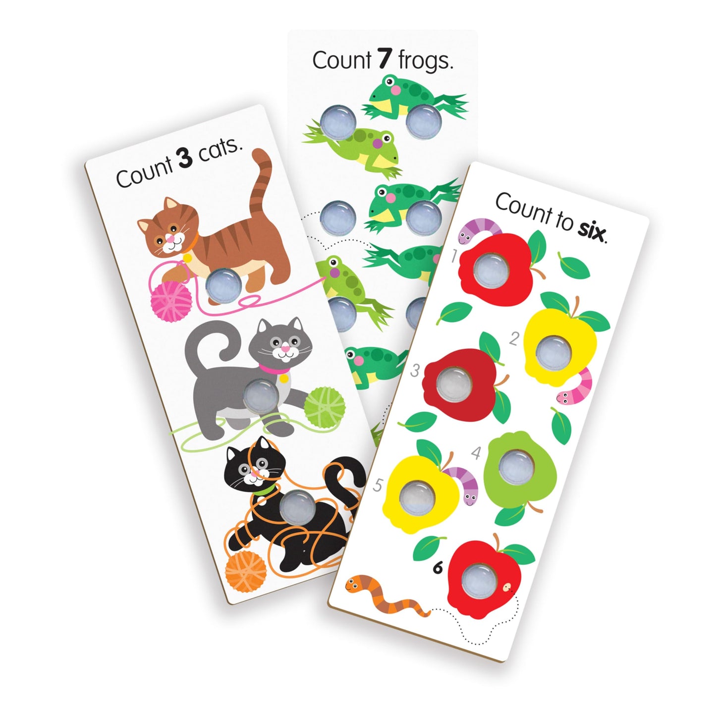 Melissa & Doug Poke-a-Dot Numbers, Shapes & Colors Jumbo Learning Cards – 13 Double-Sided Flash Cards