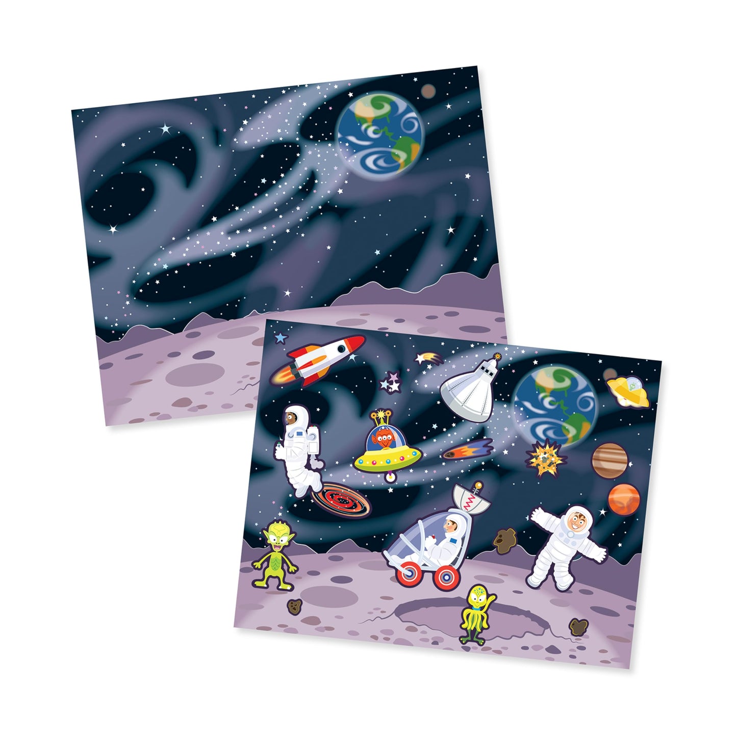 Melissa & Doug Reusable Sticker Pads Set: Adventure – 245+ Stickers