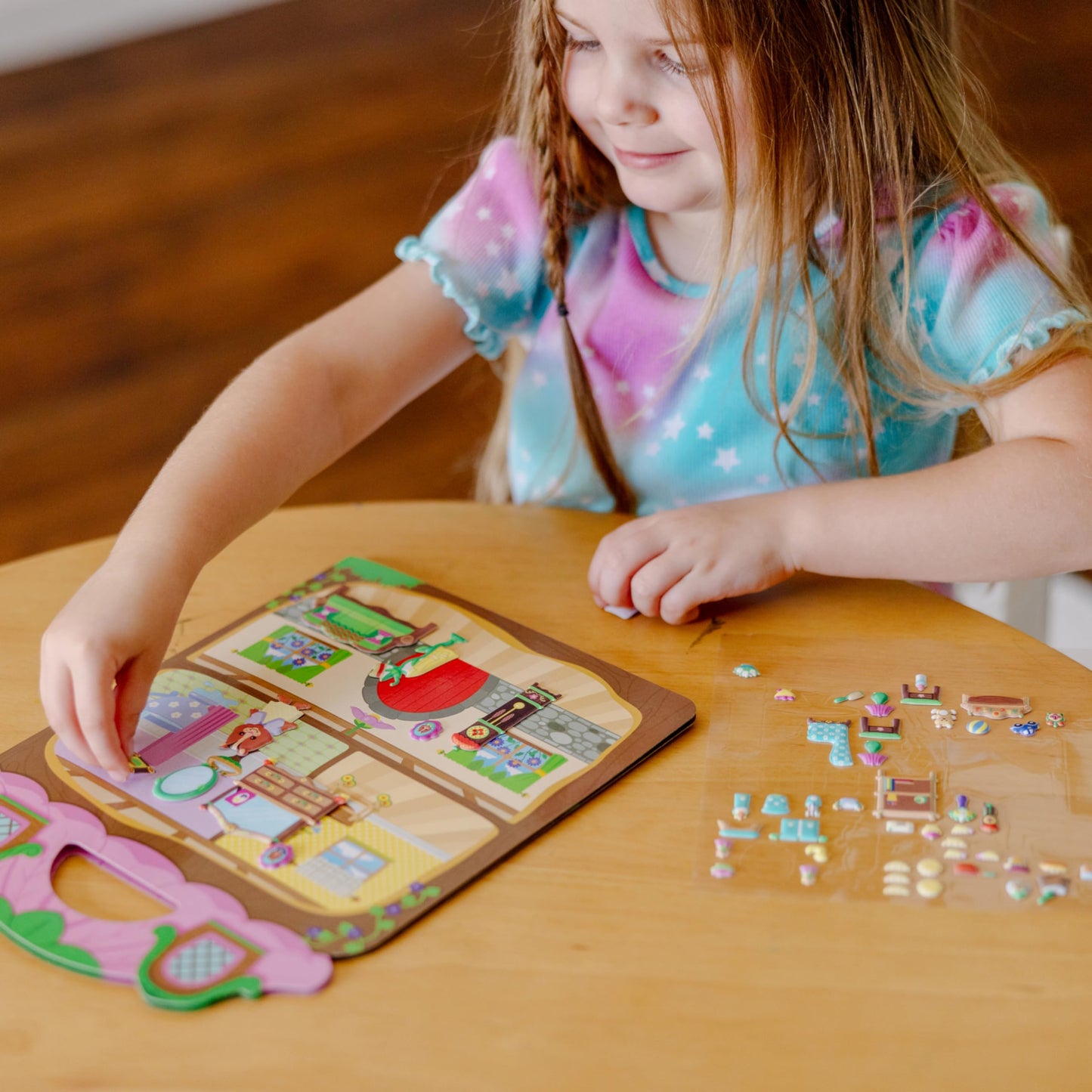 Melissa & Doug Puffy Sticker Activity Books Set of 3 – Safari, Pirate & Farm | Travel-Friendly, Mess-Free Play
