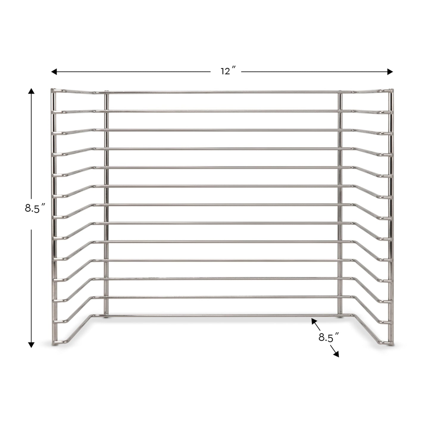 Melissa & Doug Puzzle Storage Rack – Wire Rack Holds 12 Puzzles