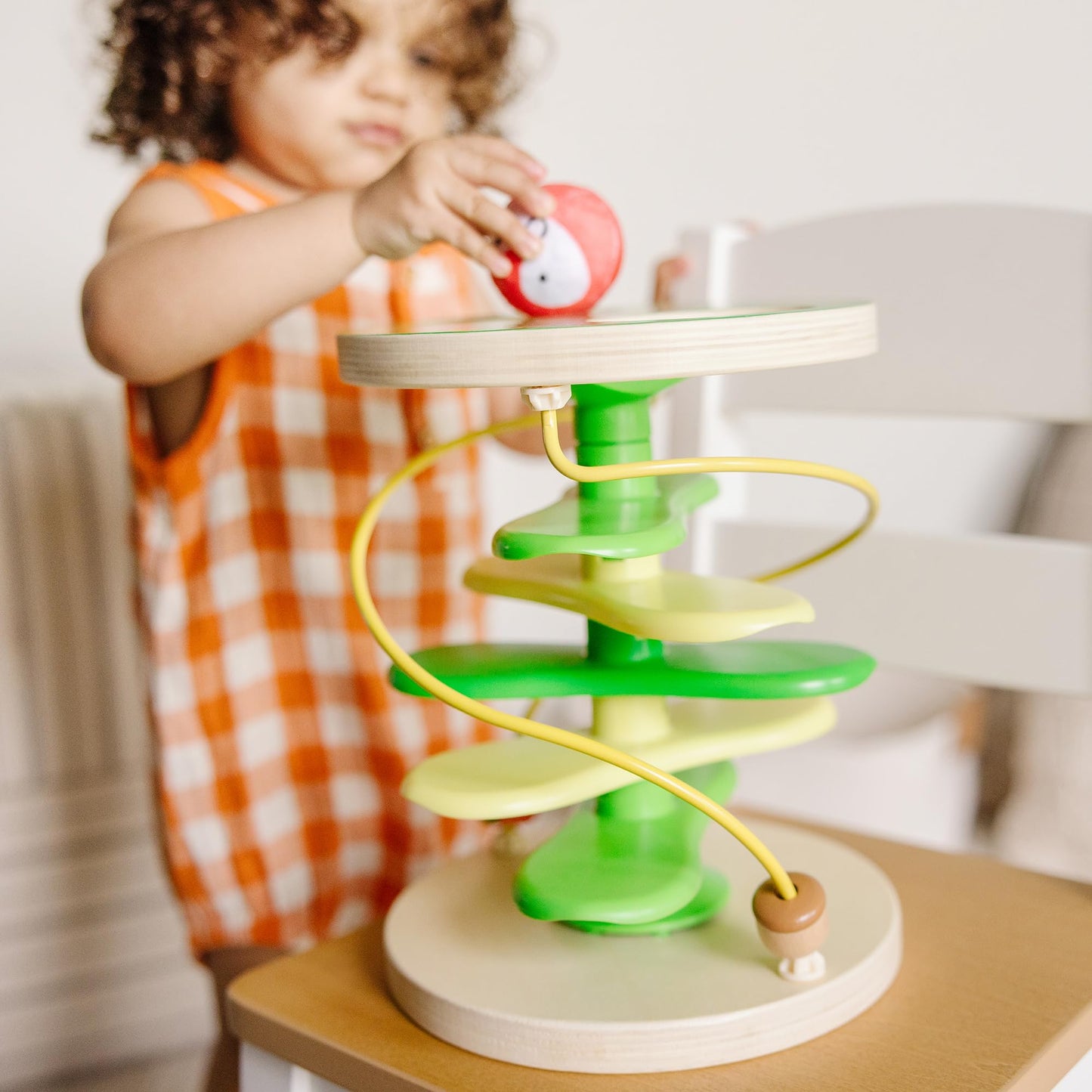 Melissa & Doug Rollables Treehouse Twirl – FSC Certified Infant & Toddler Toy (3 Pieces)