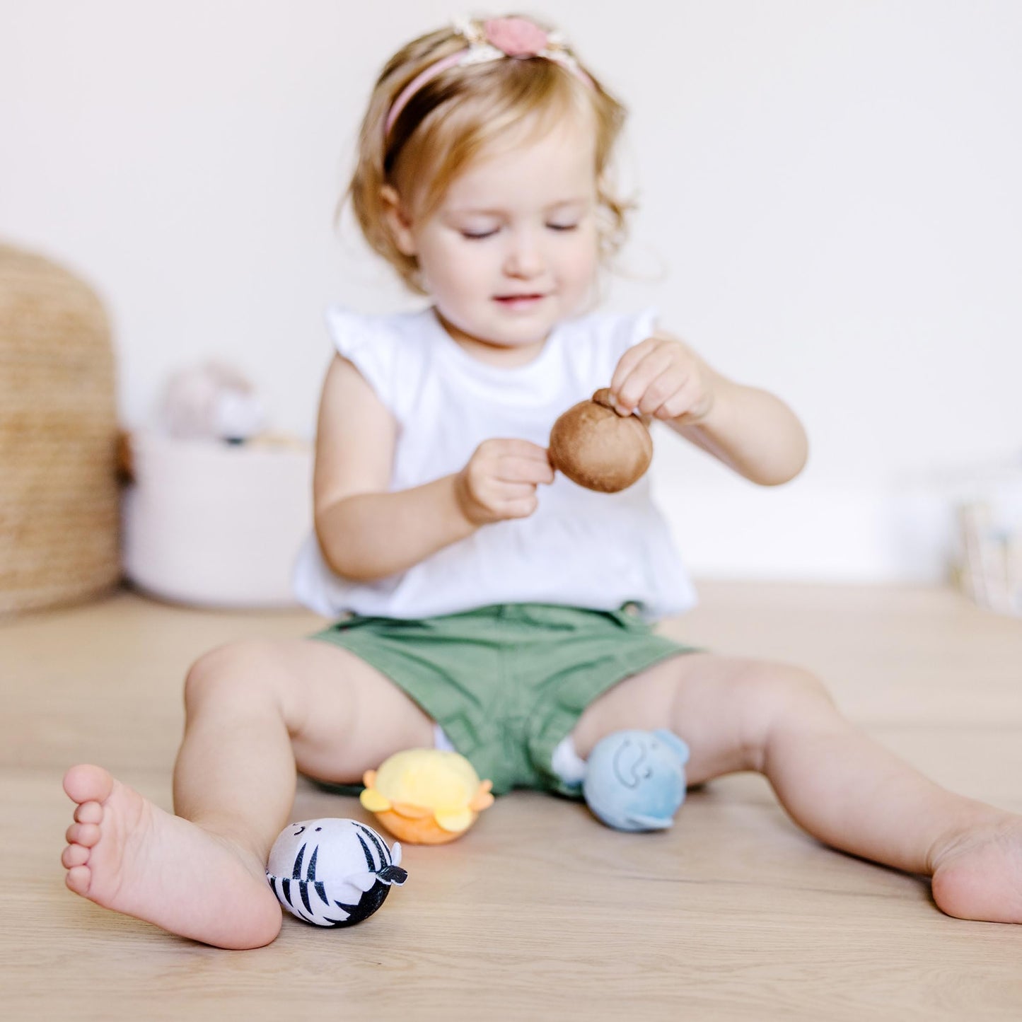 Melissa & Doug Rollables Safari Friends: 4-Piece Infant & Toddler Toy