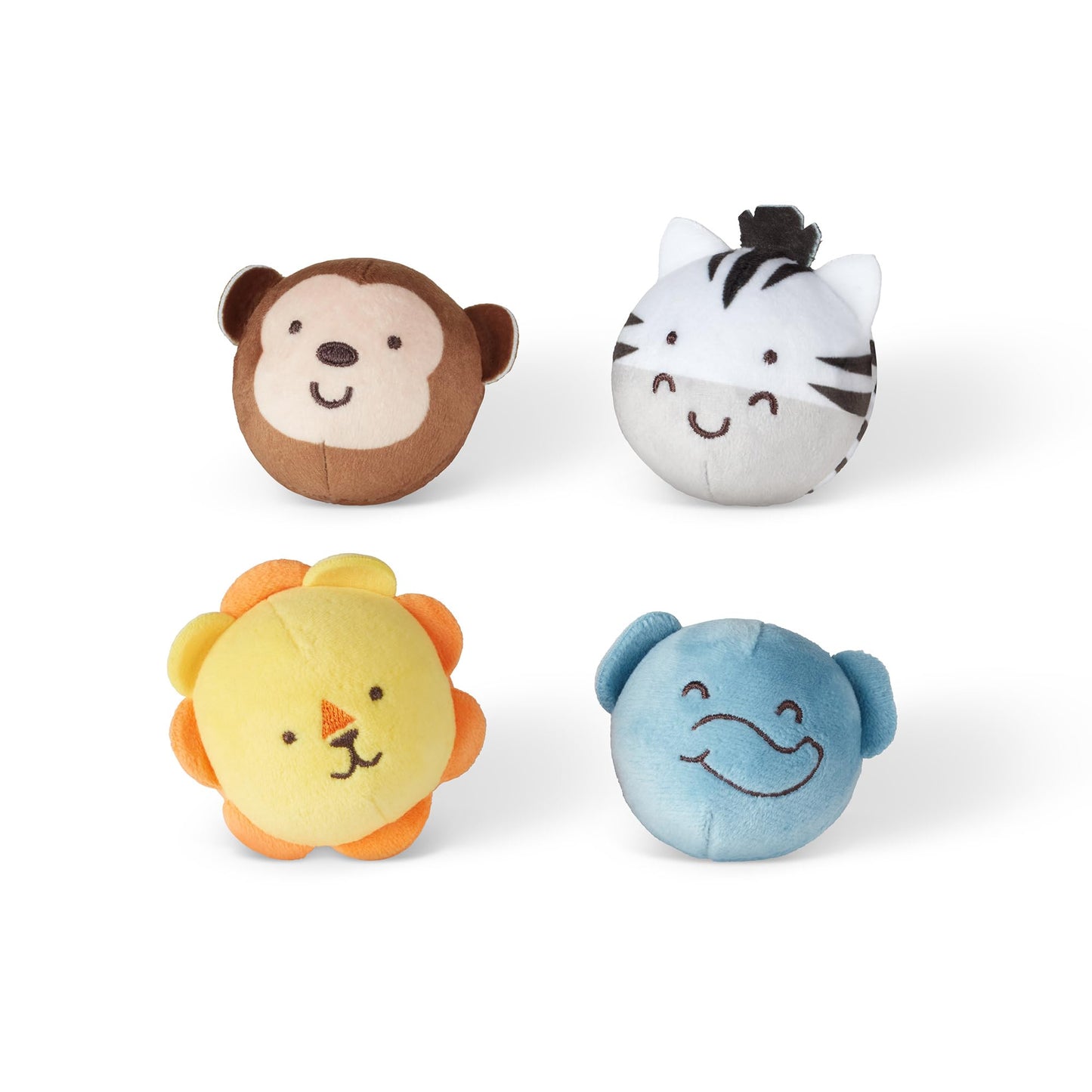 Melissa & Doug Rollables Safari Friends: 4-Piece Infant & Toddler Toy