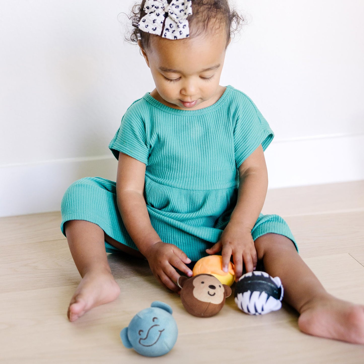 Melissa & Doug Rollables Safari Friends: 4-Piece Infant & Toddler Toy