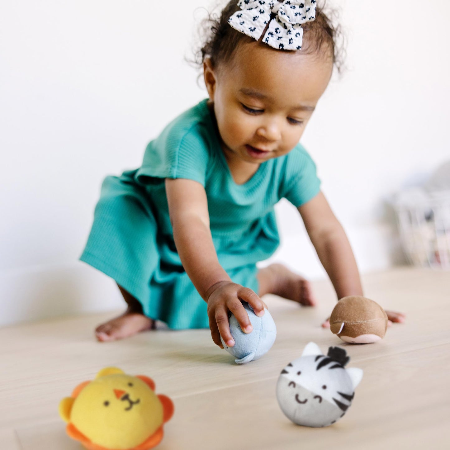 Melissa & Doug Rollables Safari Friends: 4-Piece Infant & Toddler Toy