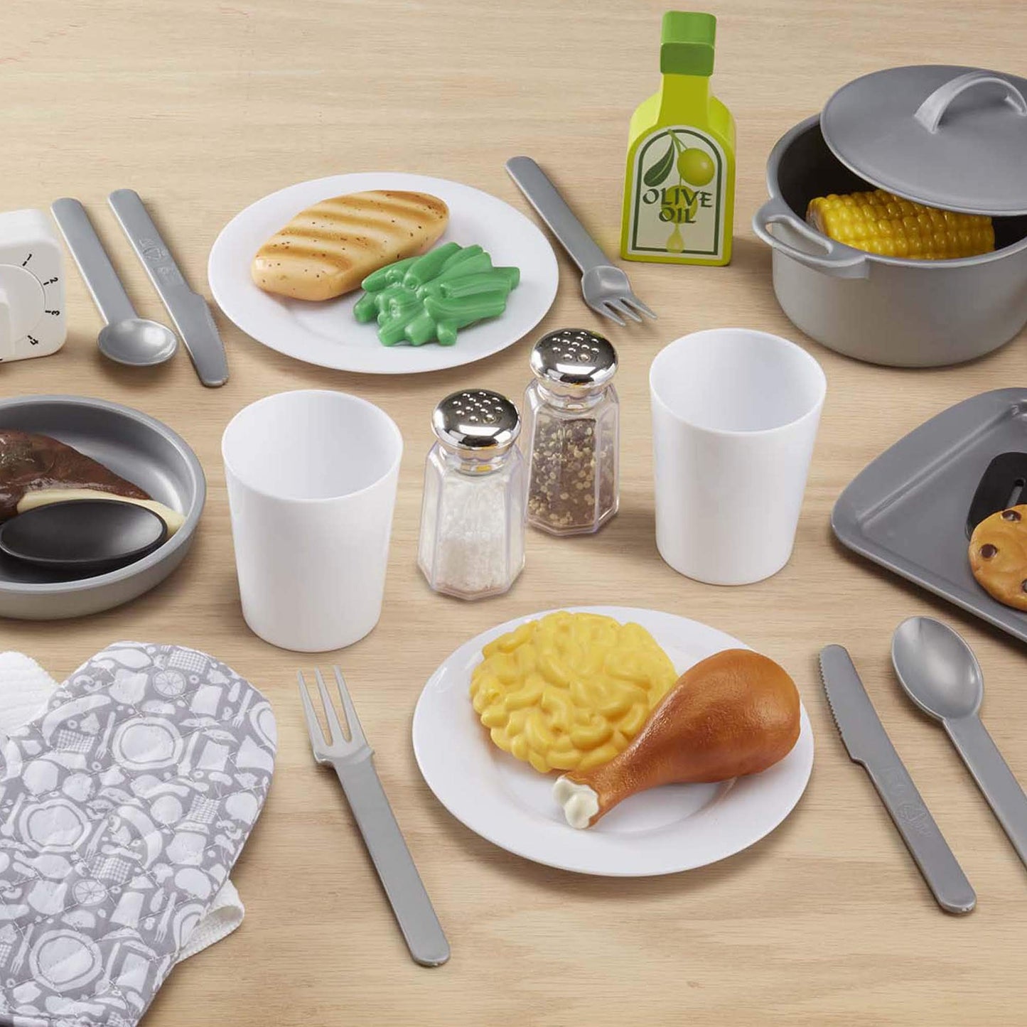 Melissa & Doug 22-Piece Play Kitchen Accessories Set – Pots, Pans & Utensils