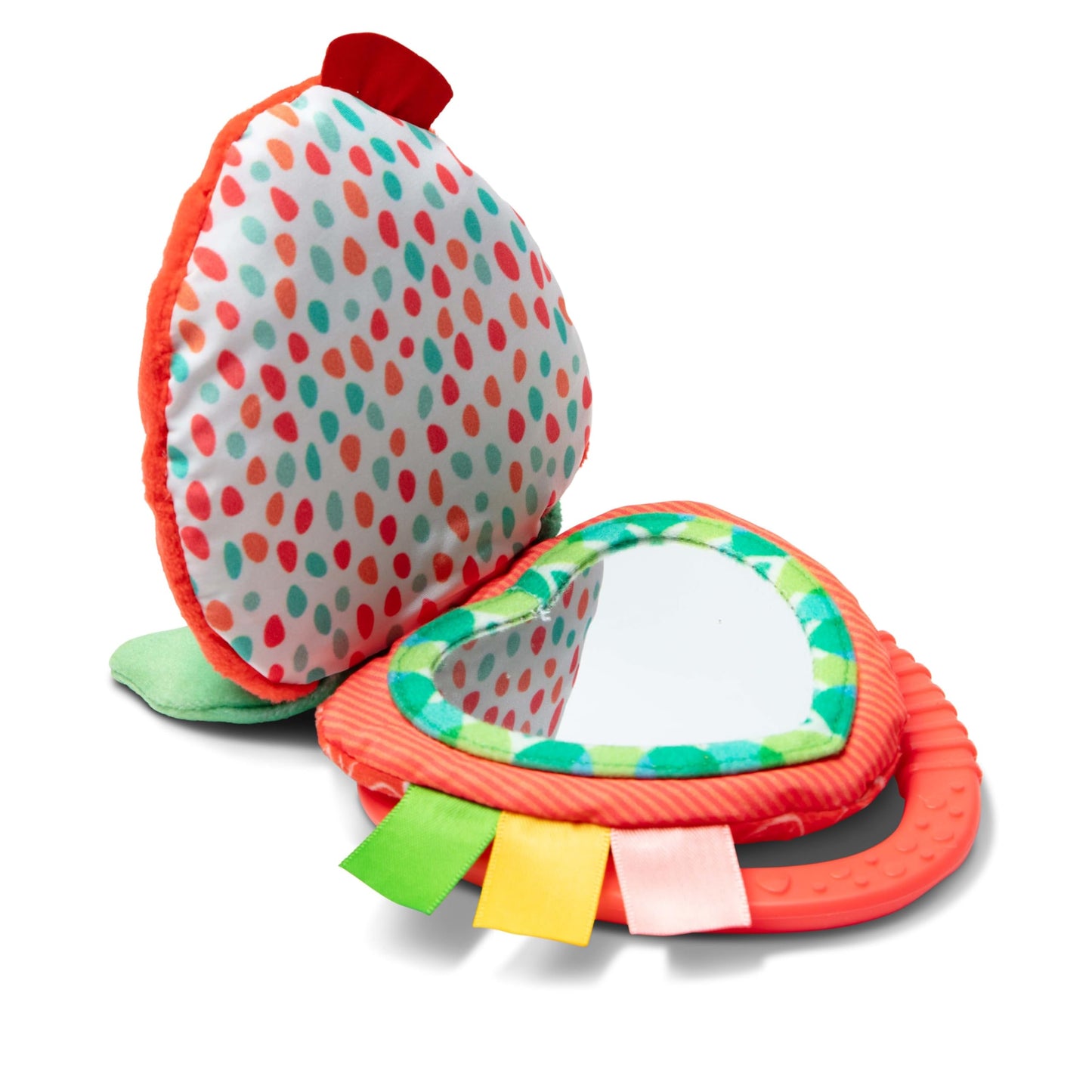 Melissa & Doug Peek-a-Boo Berry Take-Along Toy with Teether | Clip-On Stroller Toy for Babies 12m+