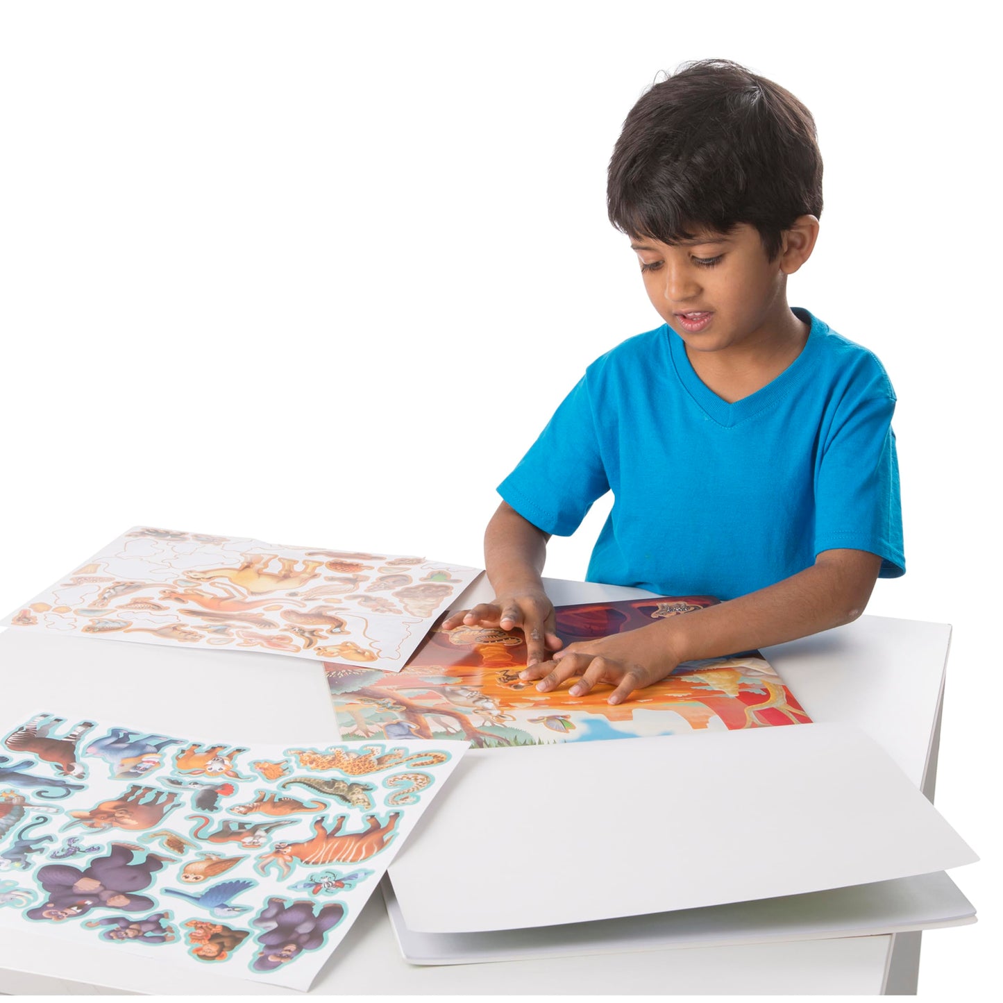 Melissa & Doug Reusable Sticker Pad: Jungle & Savanna — 175+ Stickers, 5 Scenes