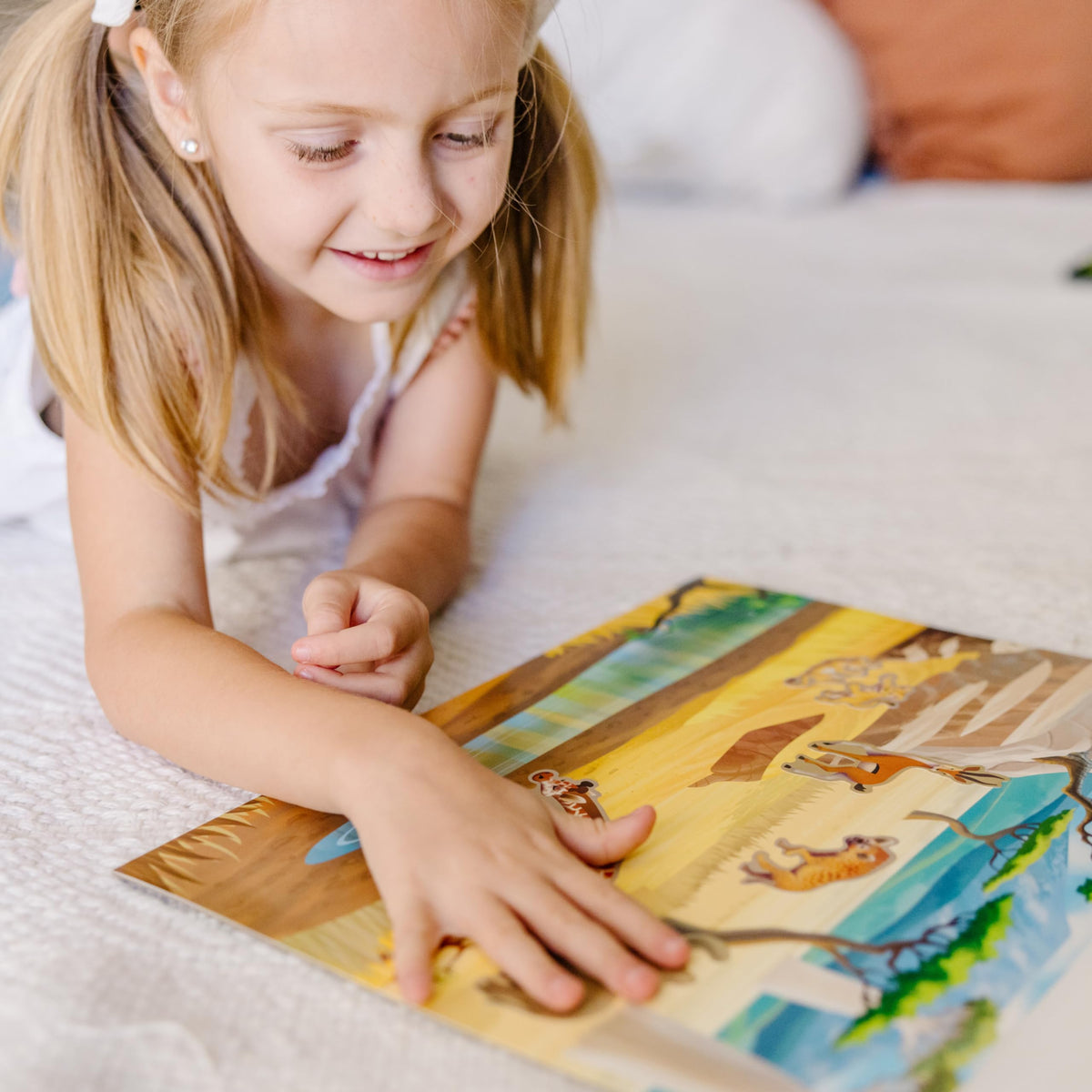 Melissa & Doug Reusable Sticker Pad: Jungle & Savanna — 175+ Stickers, 5 Scenes